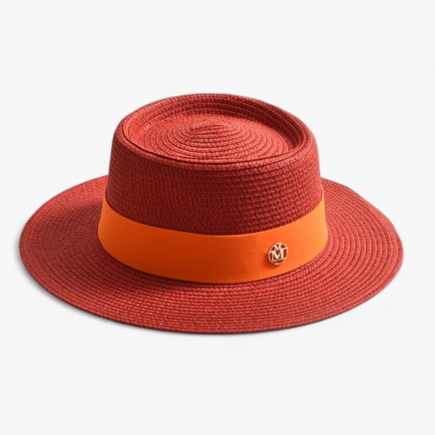 Clara | Elegant strohat - Stilfuld, letvægts og rejsevenlig - Rood 56-58CM - women's fashion - {{ product_tags }
