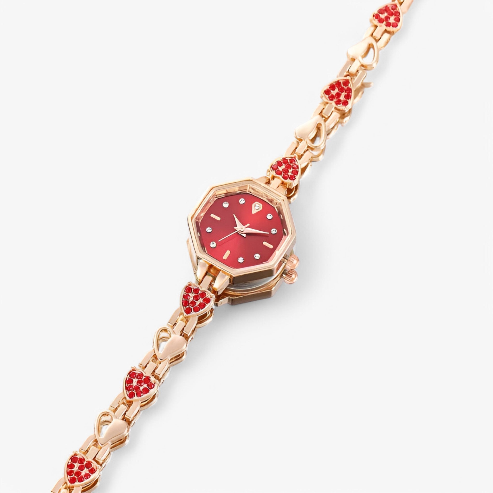 Hassel | Dameur med guldarmbånd og vintage sølvfinish - - watches - {{ product_tags }