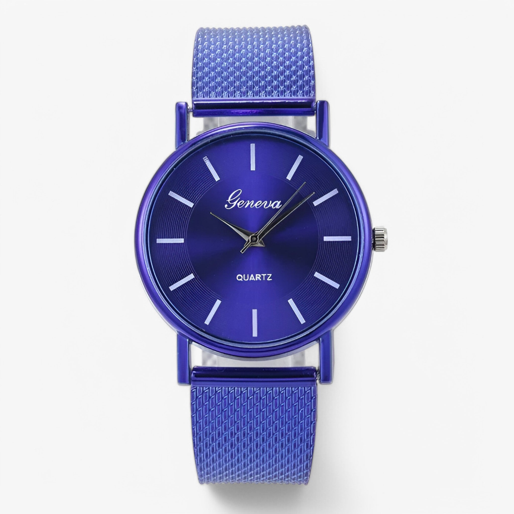 Karina | Elegant rosa guldur med hjerteformet urskive - Blå-2 - watches - {{ product_tags }