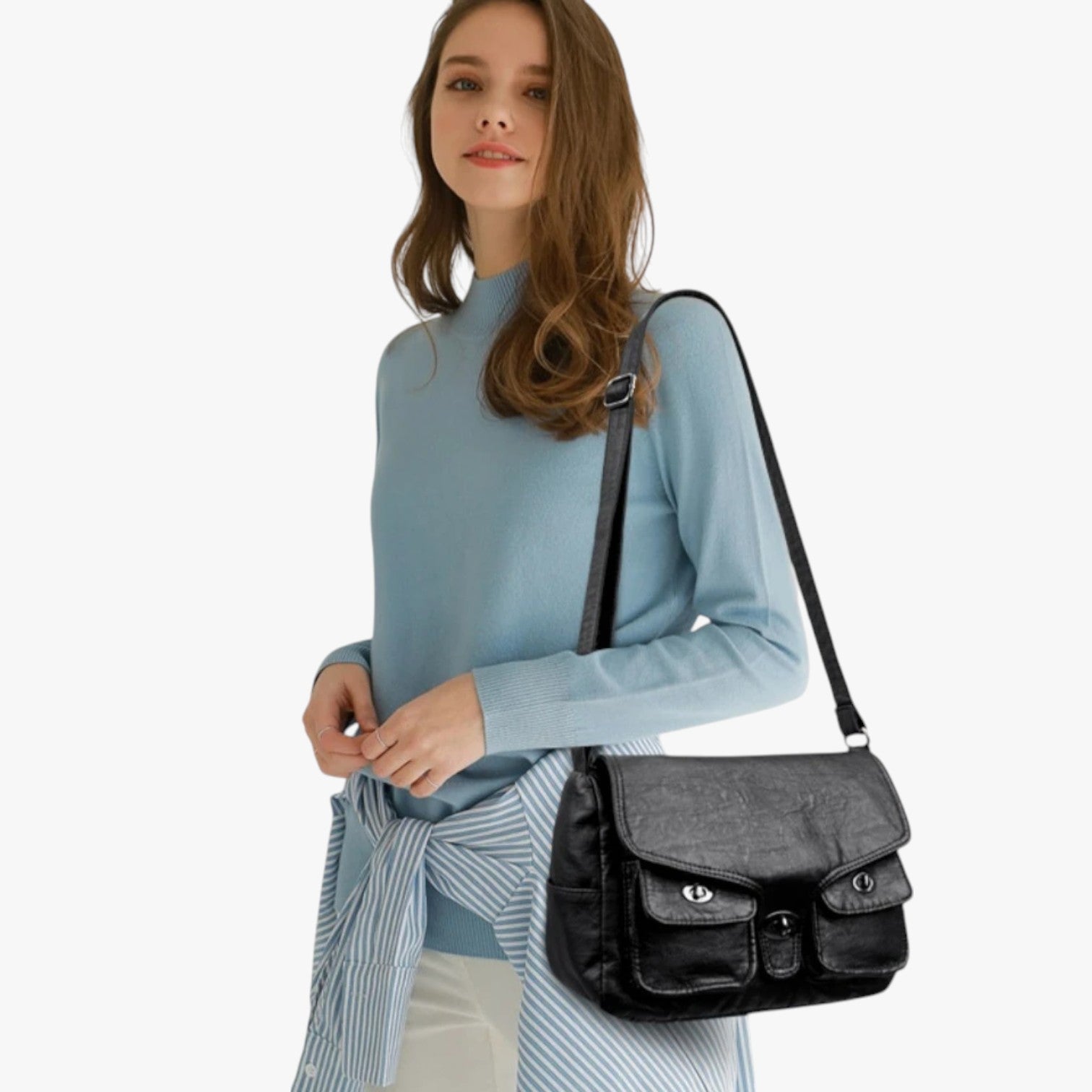 Amara | Elegant PU Læder Taske i Retrostil - - Amara | Elegant PU Læder Taske i Retrostil - €25 - {{ product_tags }