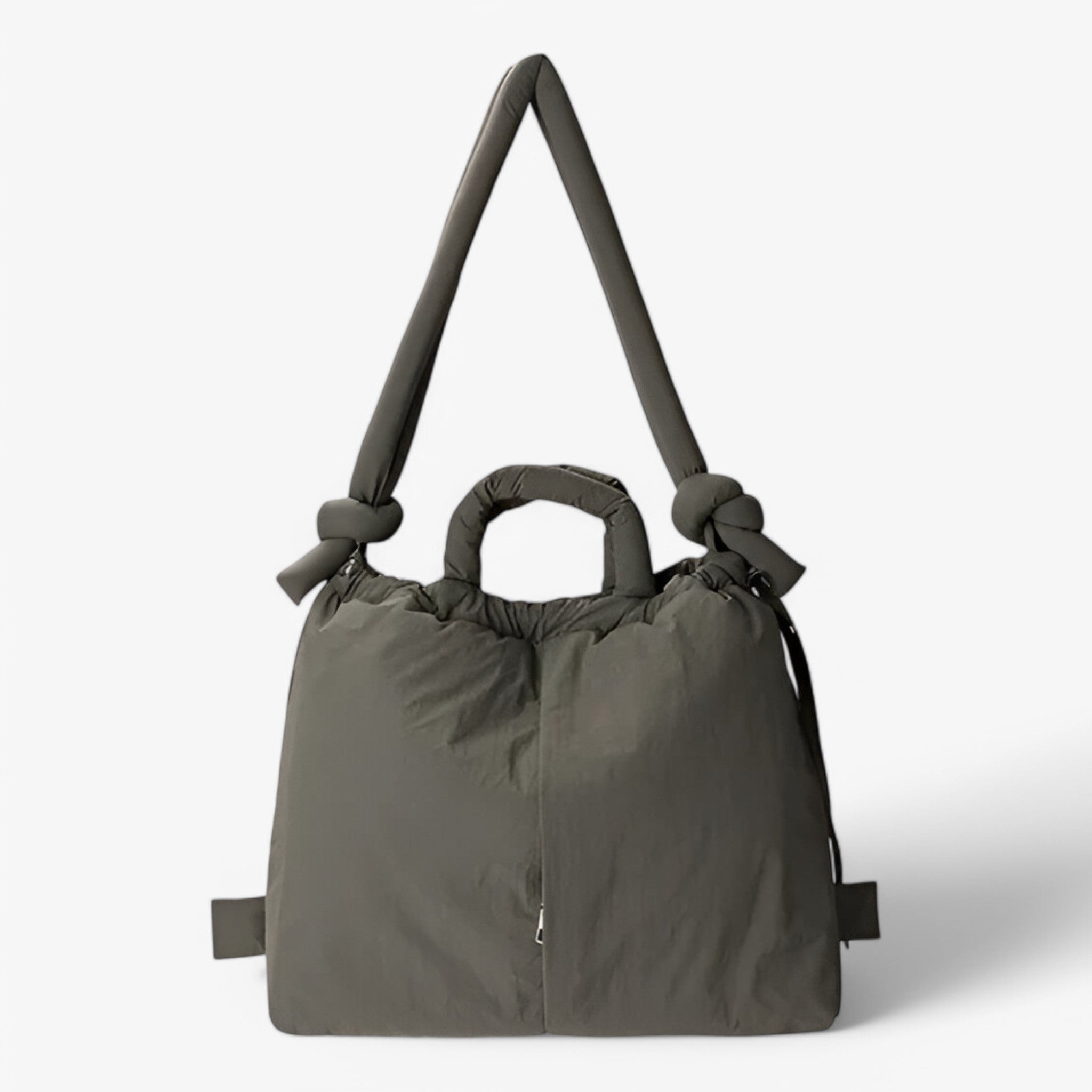 Emilia | Unik Puffer Håndtaske - Grå - bags - {{ product_tags }