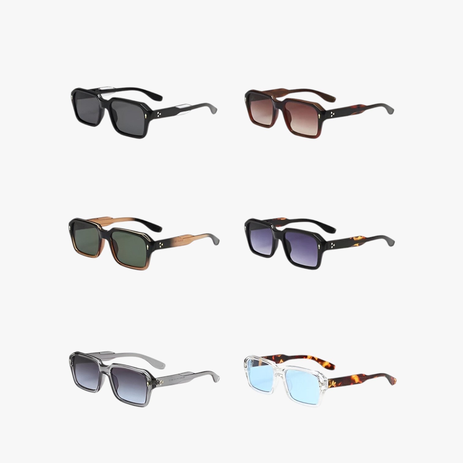 Kenyon | Rektangulær solbrille - UV400-beskyttelse og design - - Kenyon | Rektangulær solbrille - UV400-beskyttelse og design- €25 - {{ product_tags }
