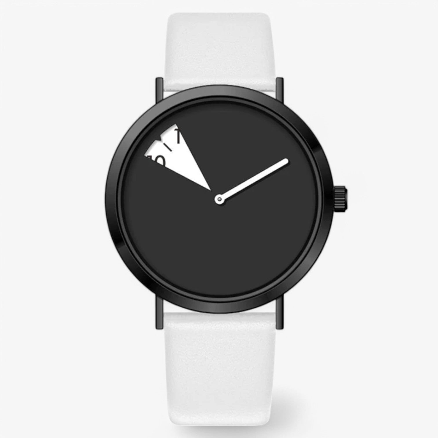 Alana | Dameur med rotation – dristigt design, tidløs elegance - hvid sort - watches - {{ product_tags }