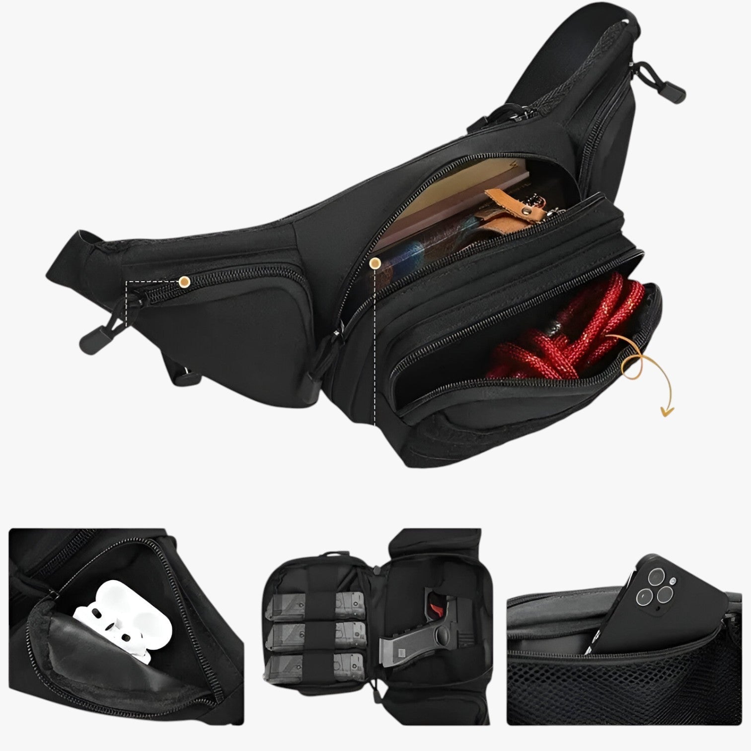 Morgan | Multifunktionel taktisk taske til udendørs brug - - bags - {{ product_tags }