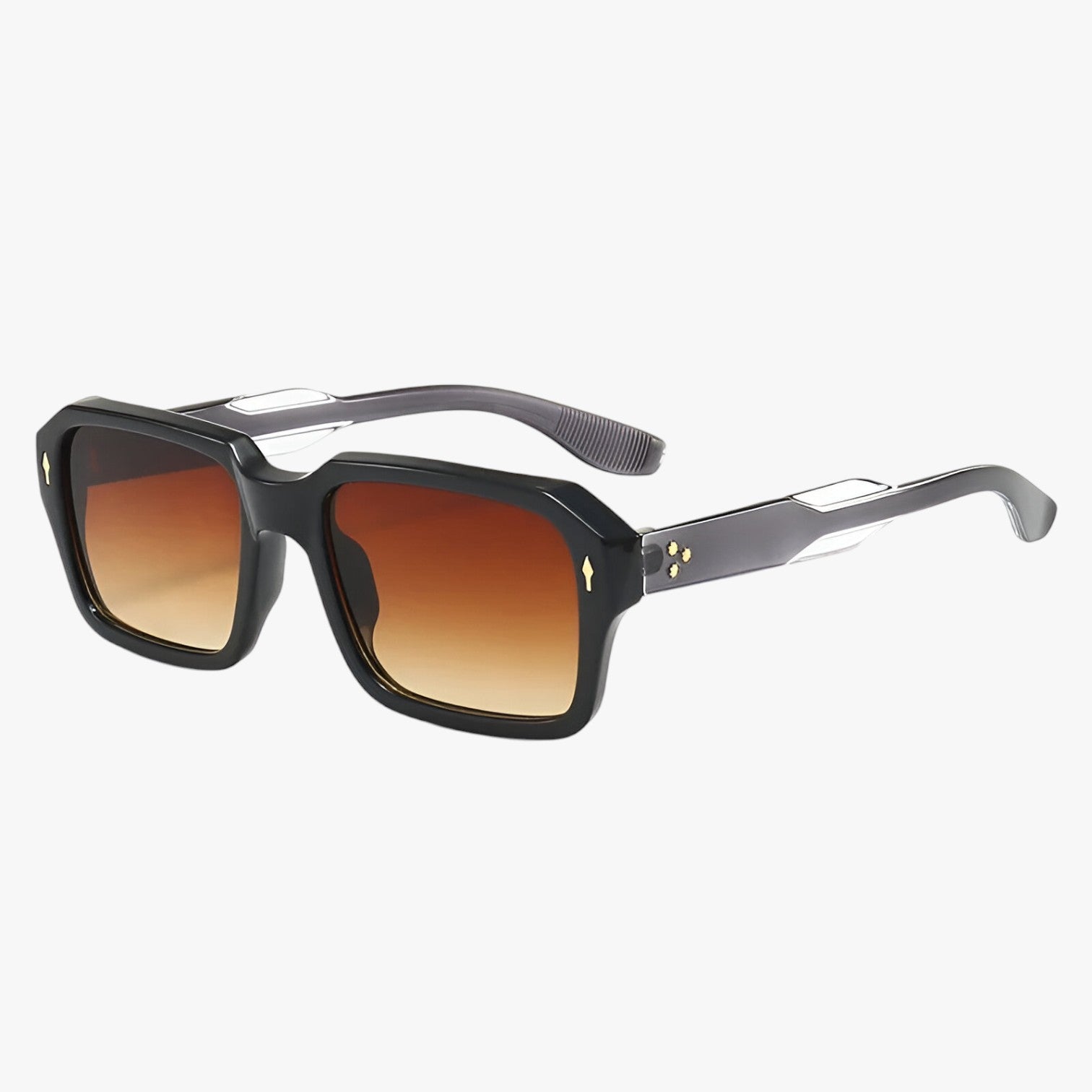 Kenyon | Rektangulær solbrille - UV400-beskyttelse og design - Sort Grå Som vist på figuren - Kenyon | Rektangulær solbrille - UV400-beskyttelse og design- €25 - {{ product_tags }