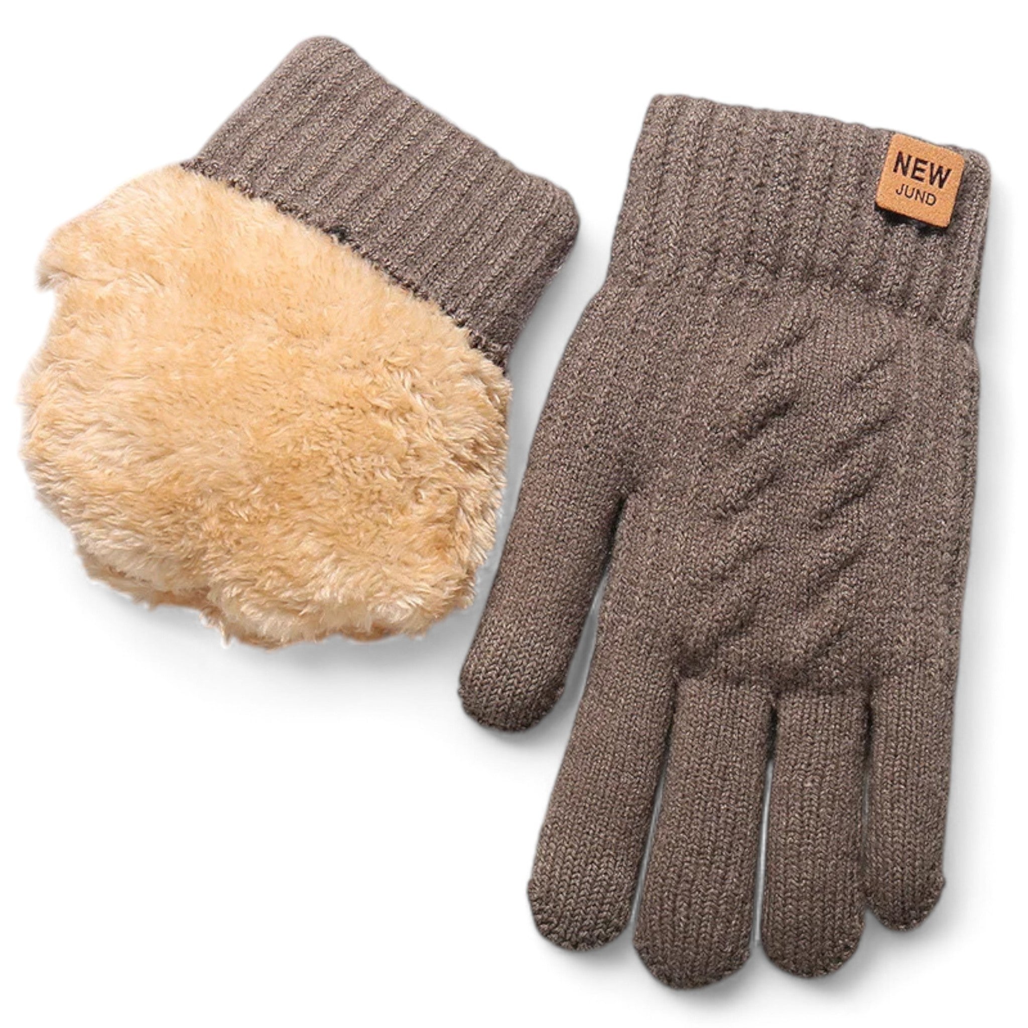 Vinterhandsker | Touchscreen & Fleece - Ideelle til Cykling - Khaki Én størrelse - winter - {{ product_tags }