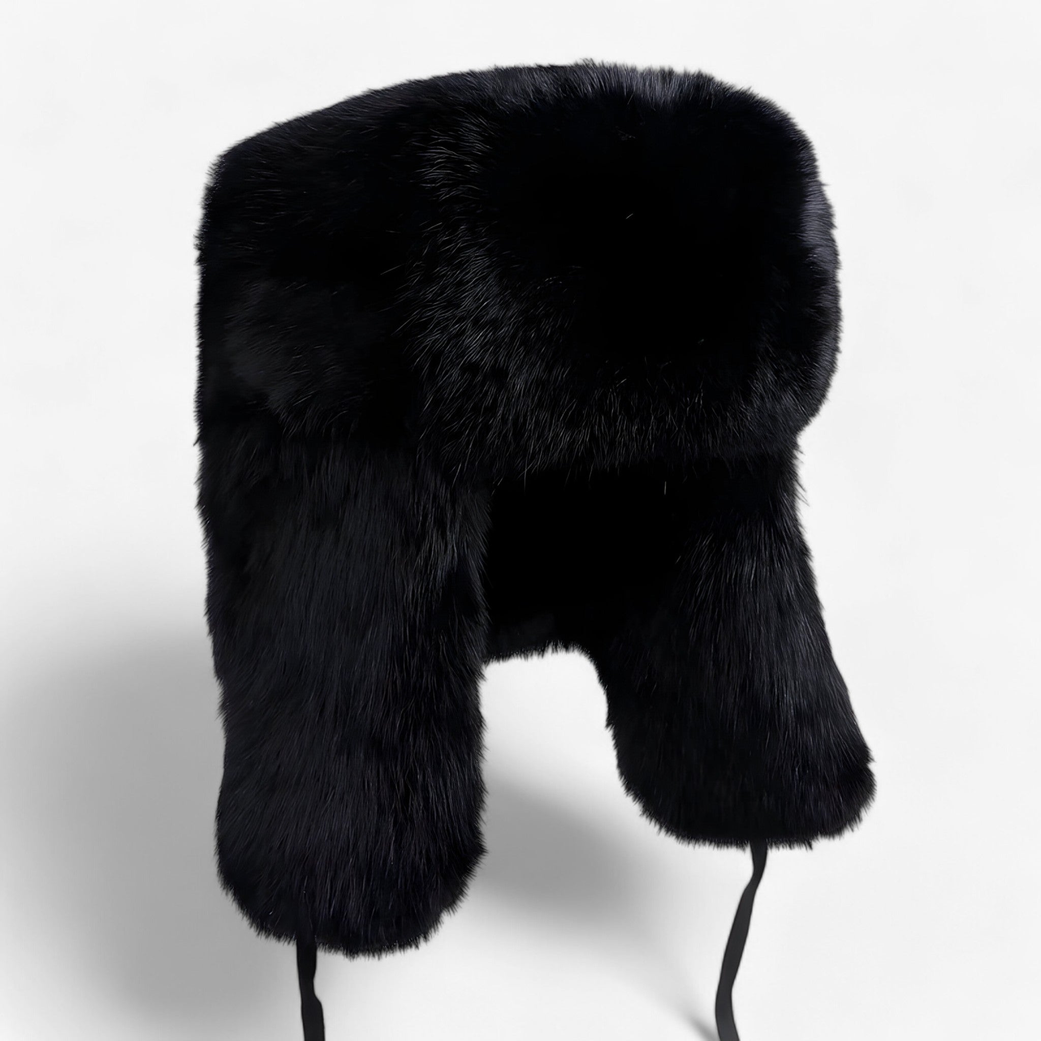 Fordy | Vintage Baseballhue - Stilfuld Varme og Ørebeskytter - Sort Premium Kanin - winter - {{ product_tags }