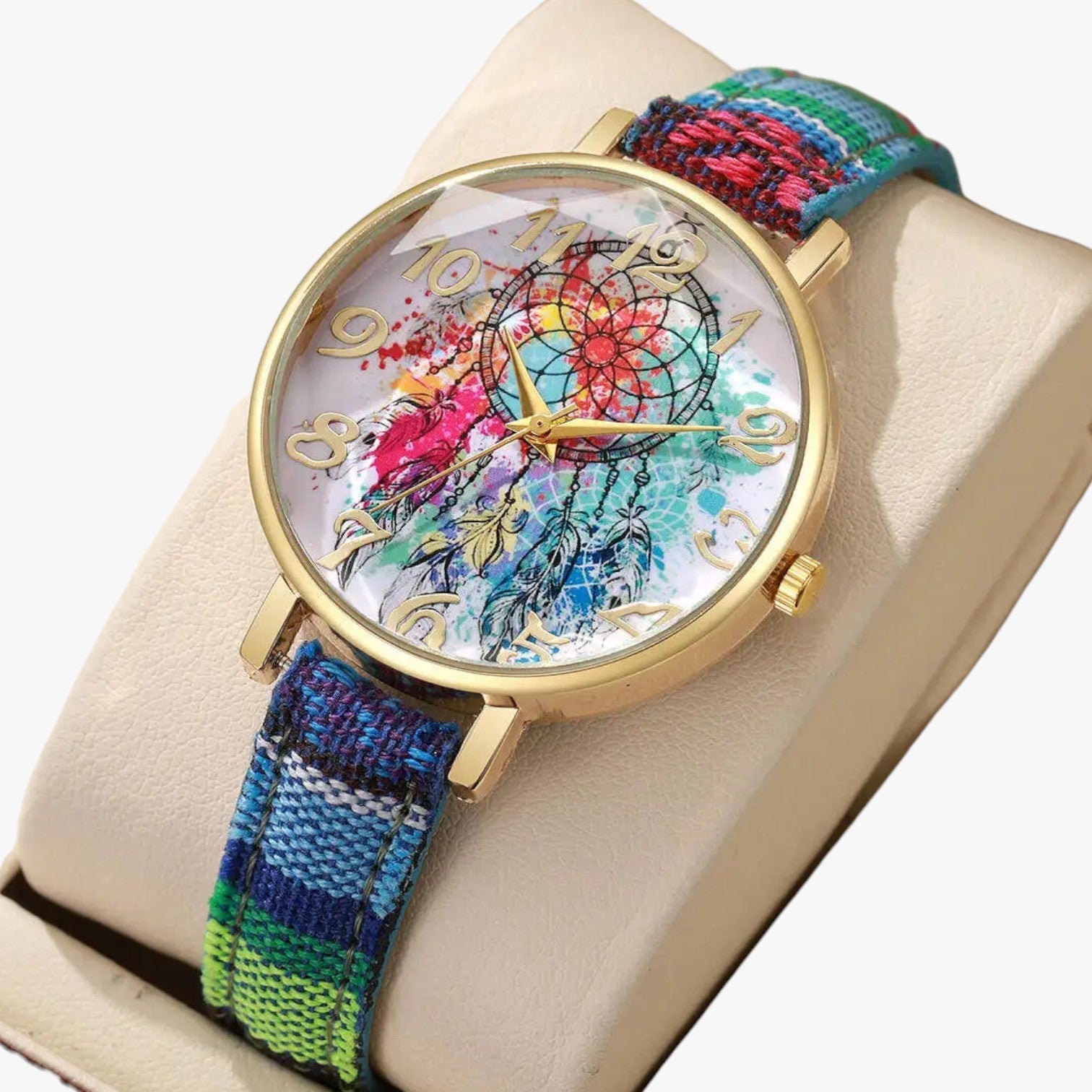Elora | Vintage blomsterur til damer - Blå Uden Æske - watches - {{ product_tags }