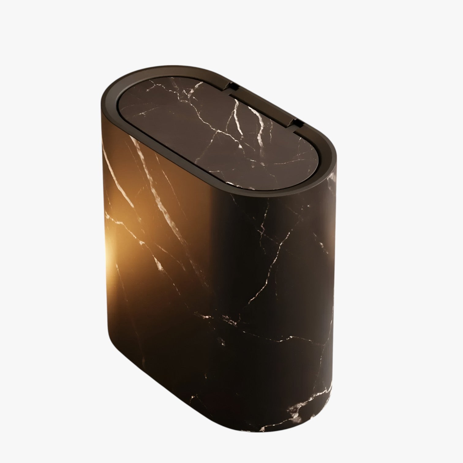 Skyla | Nordisk Marmor Affaldsspand – Stilfuld, Smal & Uden Lugt - sort 12L - Skyla | Nordisk Marmor Affaldsspand – Stilfuld, Smal & Uden Lugt- €25 - {{ product_tags }