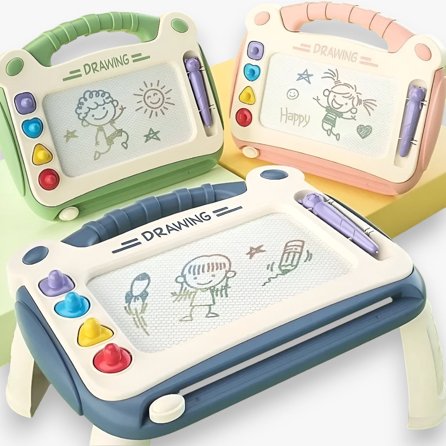 Luca | Magnetisk Tegnetavle – Kreativ og Uddannelsesmæssig Tegnebord - - baby - {{ product_tags }