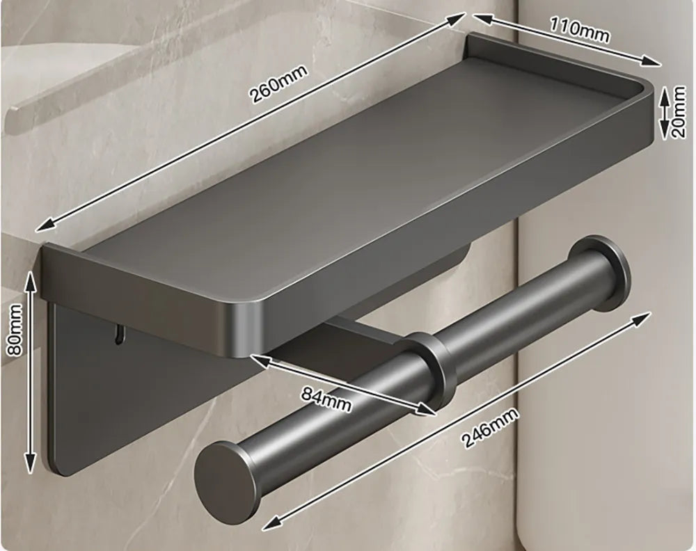 Luxe Hold - Multifunktionel toiletrulleholder - - house & garden - {{ product_tags }