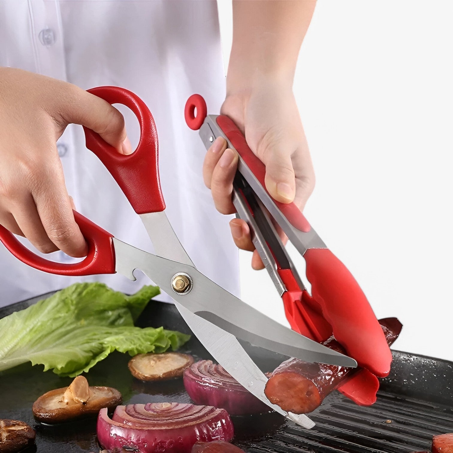 Rhett | Non-Grip & Handy - RVS BBQ skarpe klemset - - house & garden - {{ product_tags }