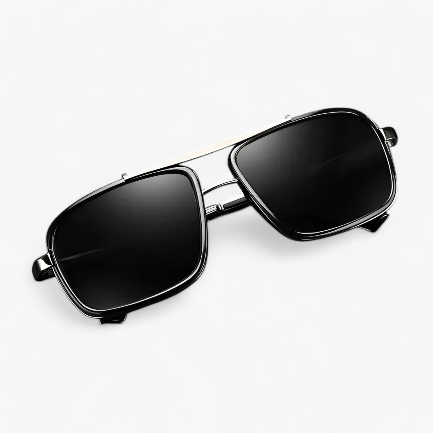 Ezra | Stilet firkantede UV400 pilotbriller til mænd - - men's fashion - {{ product_tags }