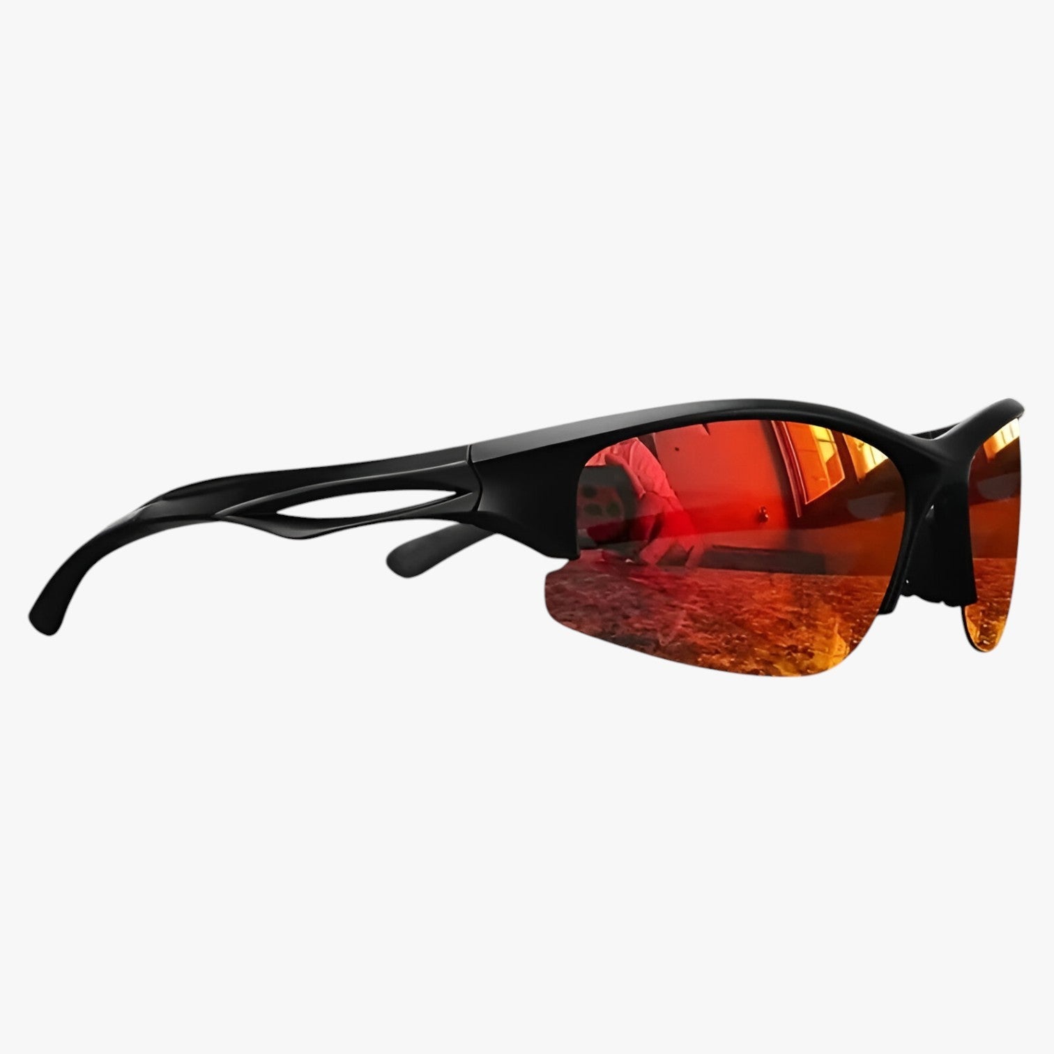 Nestor | Sportiv Halvramme Solbrille - Polariseret & Farverig Syn - - other - {{ product_tags }
