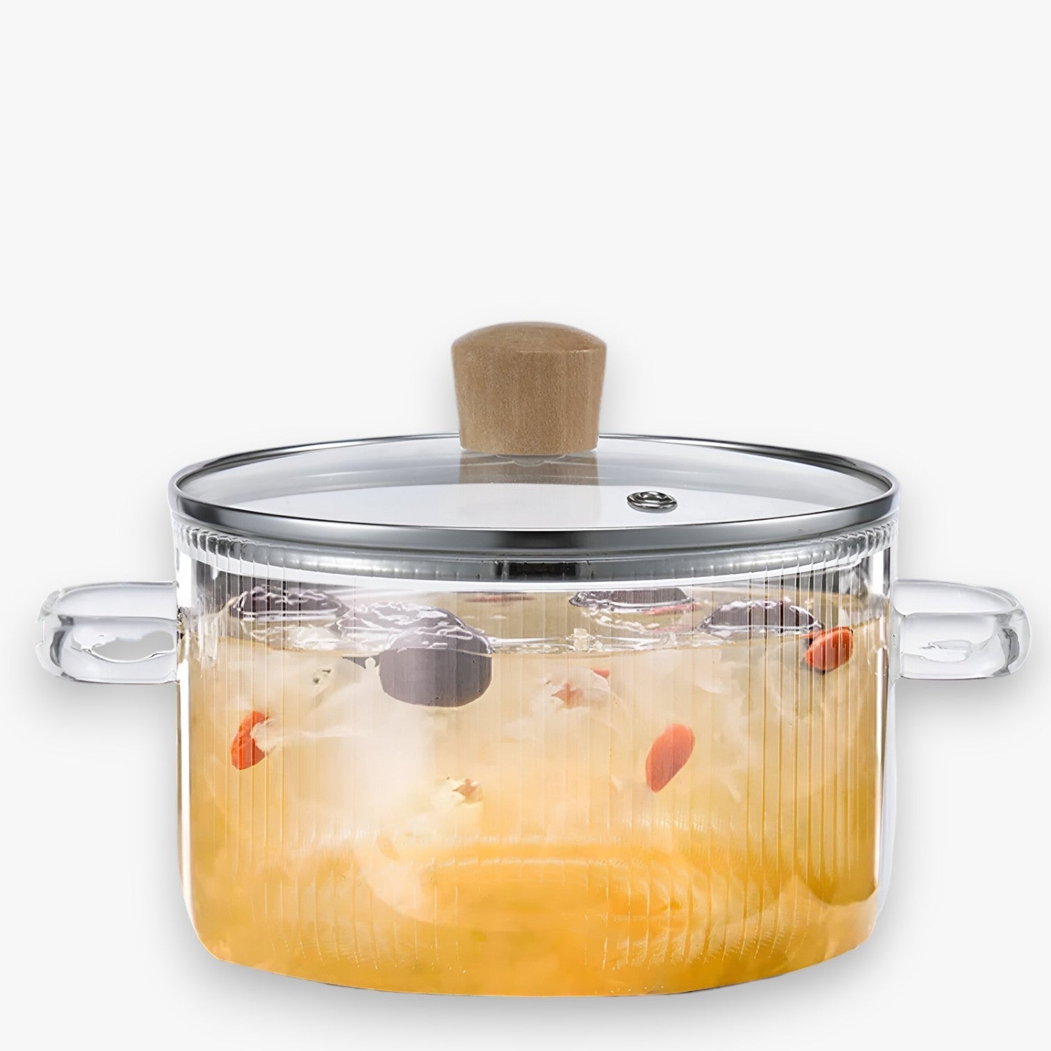 Mariz | Glasskål i Stål – Bæredygtig og Gennemsigtig Madlavning med Lethed - - house & garden - {{ product_tags }
