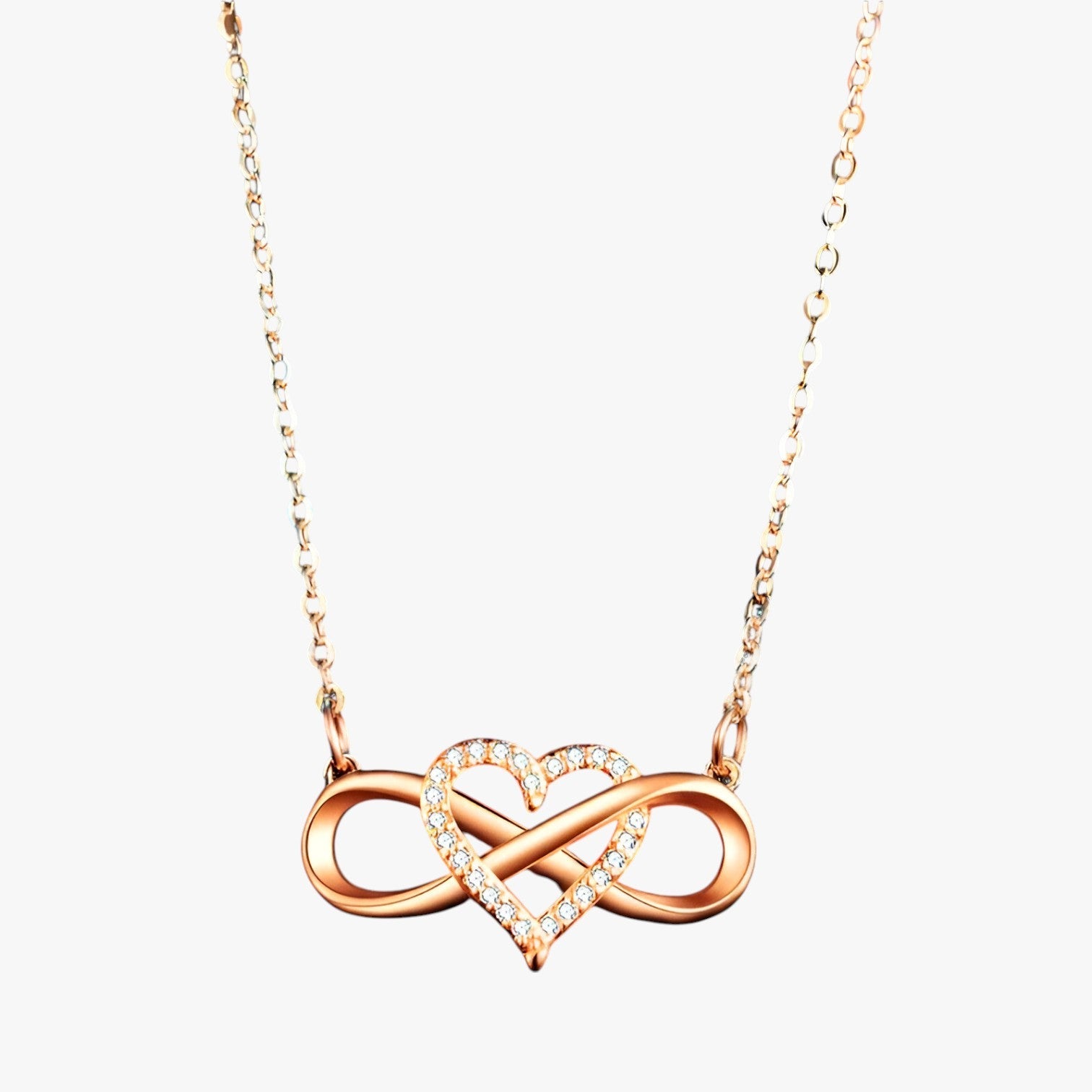 Chana | Elegant halskæde med hjertetilvedel - Roseguld - women's fashion - {{ product_tags }