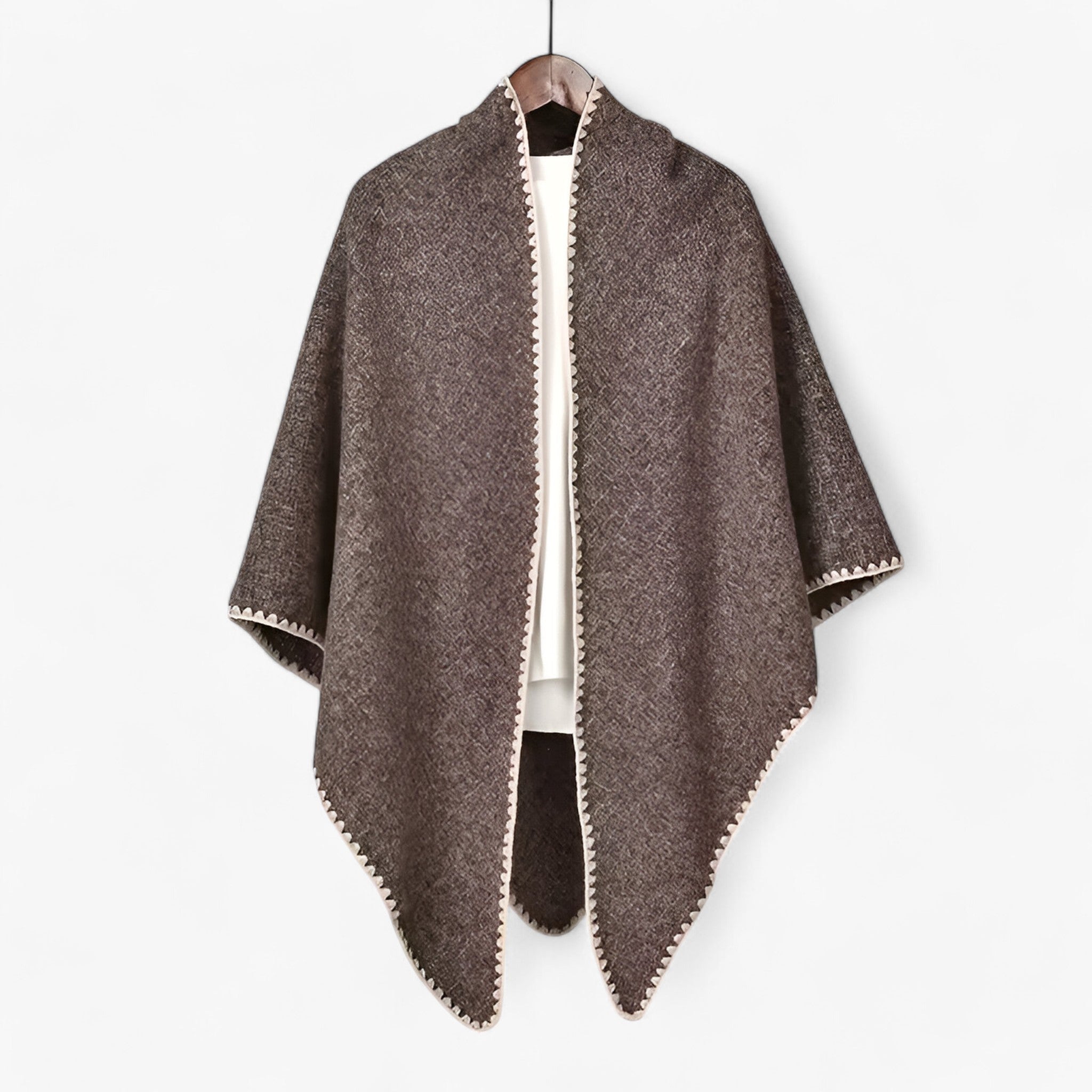 Evelina | Effen Pashmina Trekantet Tørklæde – Stilfuld Varme til Enhver Anledning - YR248-03 - women's fashion - {{ product_tags }
