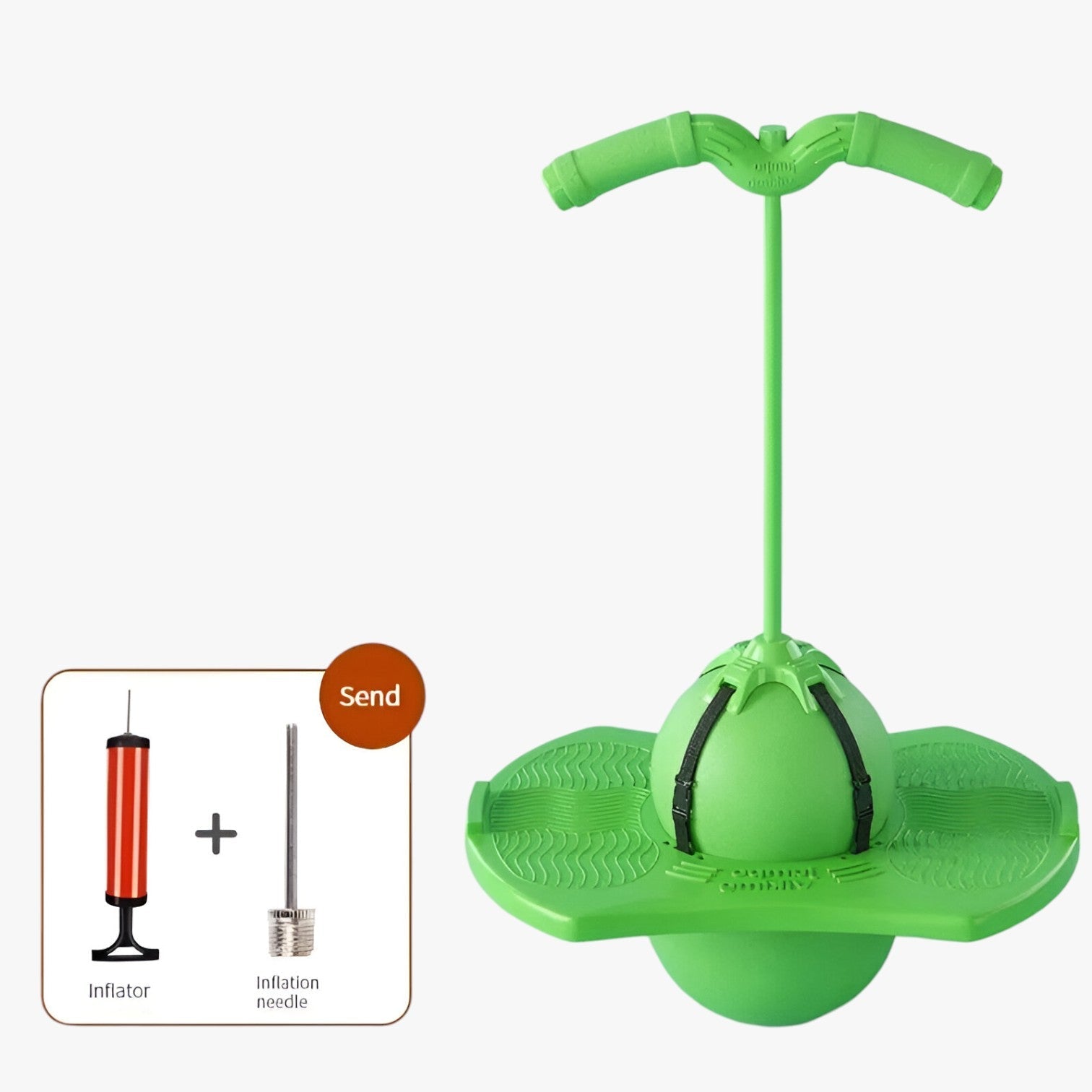 Emory | Forår højere, leg sikrere – Eksplosionssikker elastisk bold til børn - Grøn - baby - {{ product_tags }