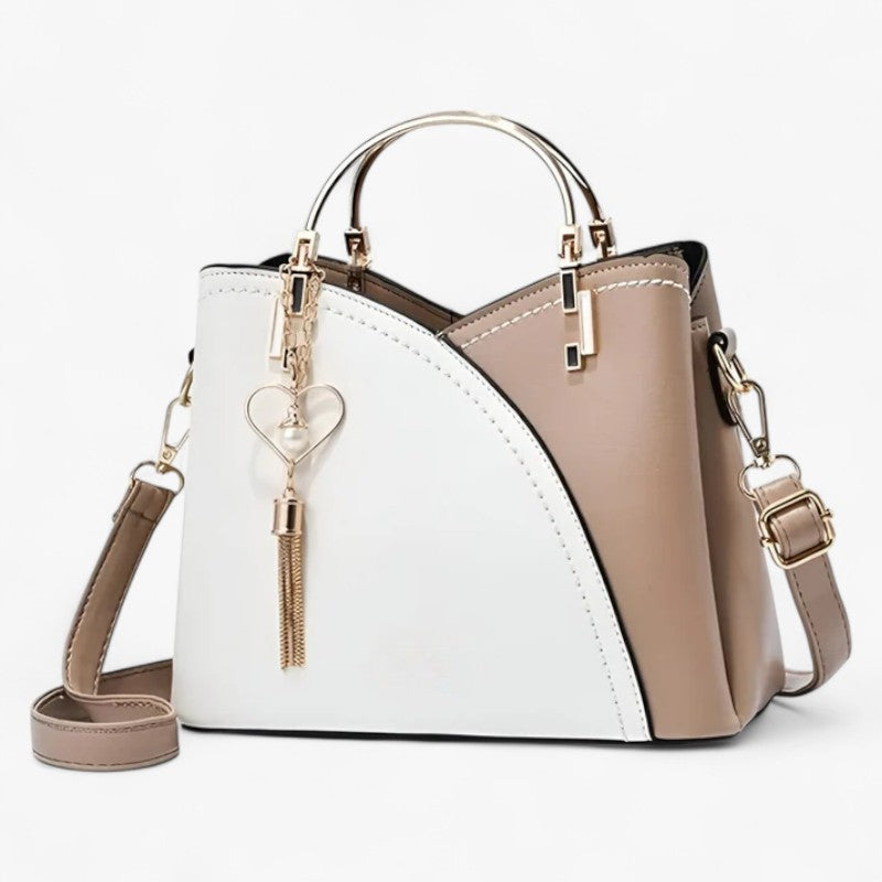 Loisa | Elegant og alsidig læder-crossbody taske til damer i trendy farver - Khaki - bags - {{ product_tags }