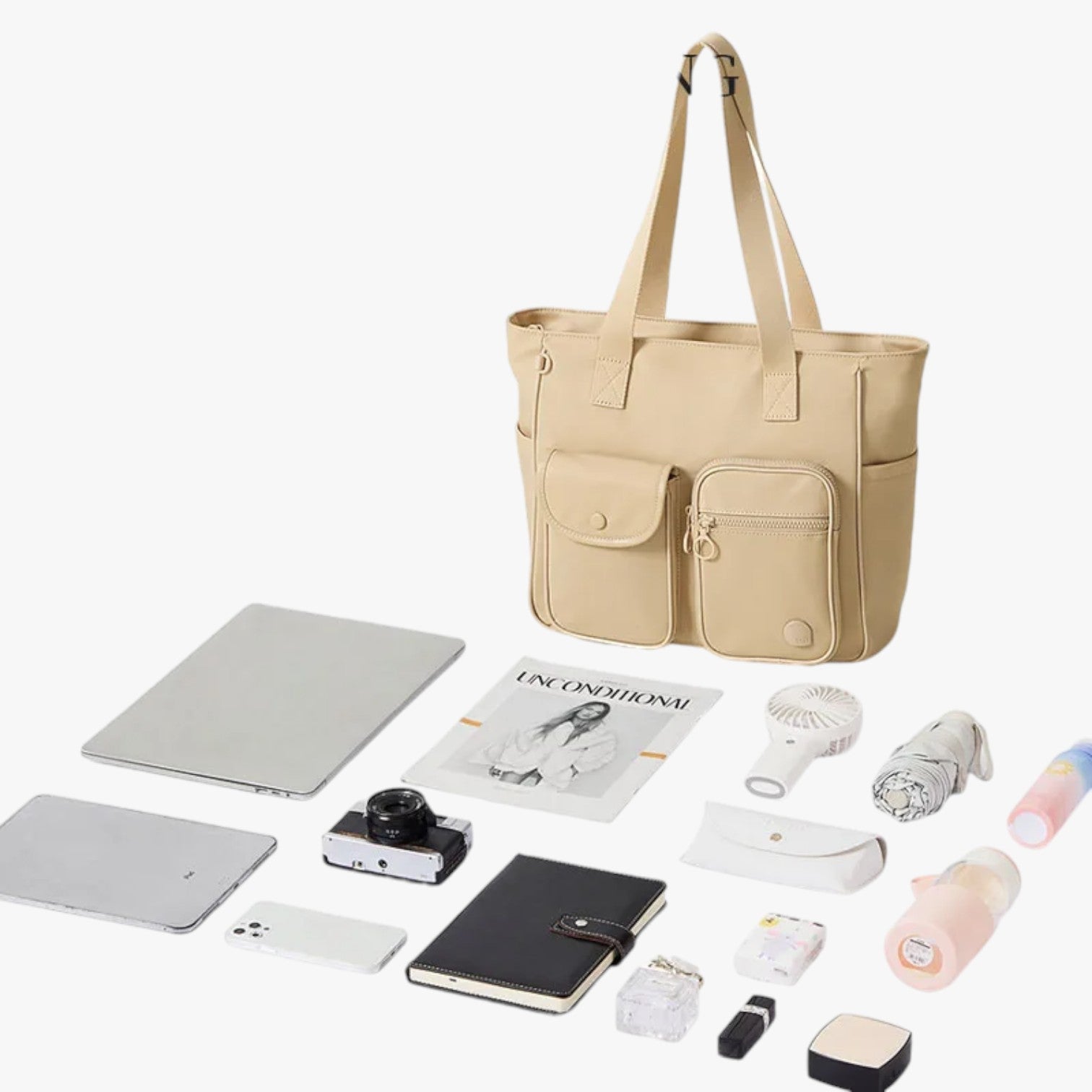 Eloise | AJI 2025 Bæredygtig Tote-Taske til Damer Let, Vandafvisende og Rummelig - - Eloise | AJI 2025 Bæredygtig Tote-Taske til Damer Let, Vandafvisende og Rummelig - €25 - {{ product_tags }