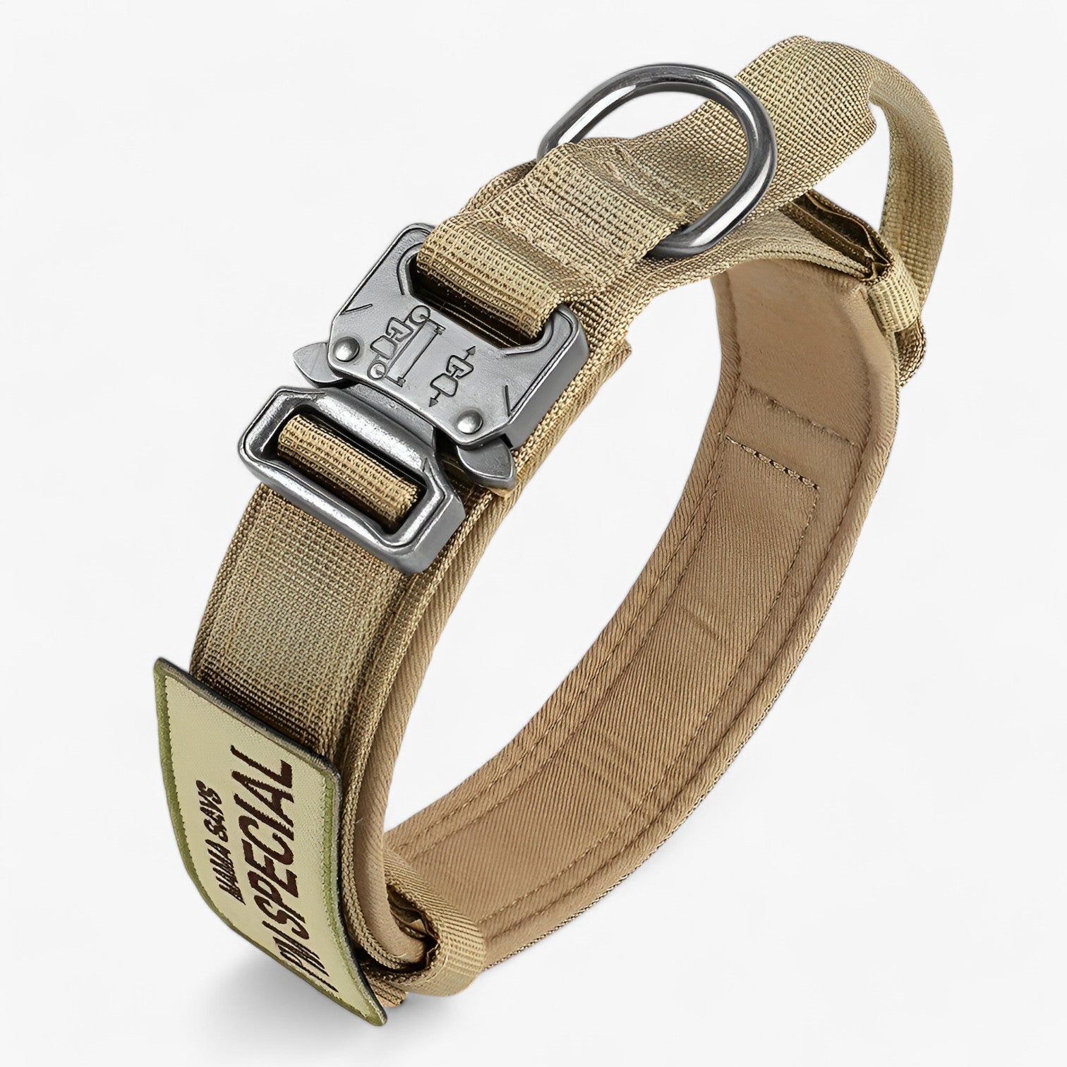 Brodie| Taktisk hundehalsbånd med håndtag til træning - Brun Sæt - other - {{ product_tags }