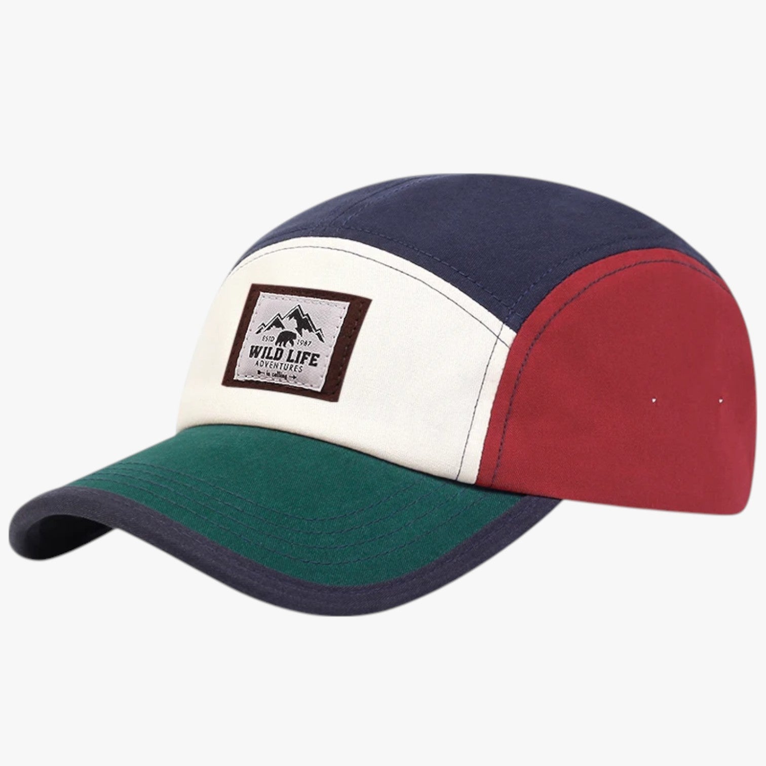Brixton | Unisex vintage-hat med 5 paneler - Marineblå Justerbar - Brixton | Unisex vintage-hat med 5 paneler - €25 - {{ product_tags }