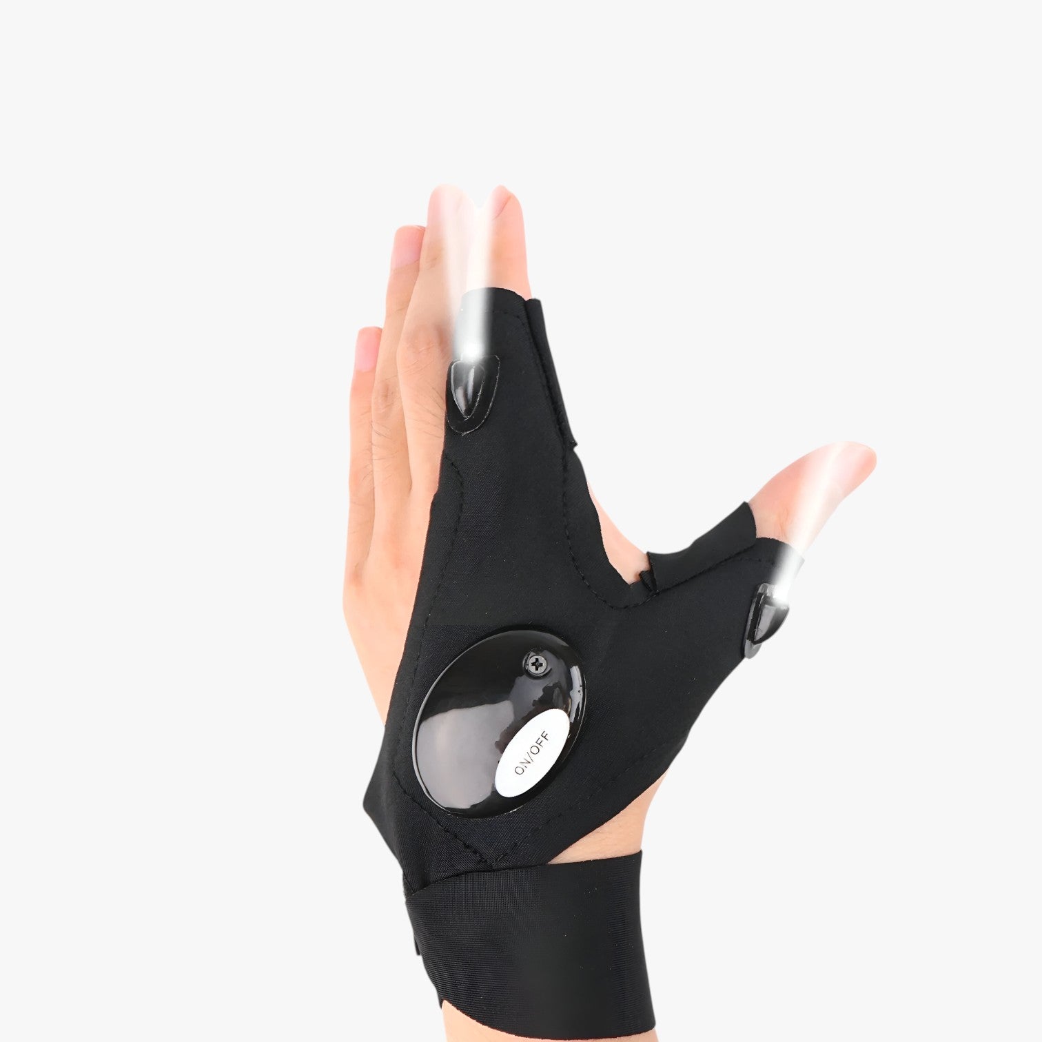 Harrison | LED fingerløse handsker med handsfree lys til udendørs brug - Venstre hånd KINA - other - {{ product_tags }