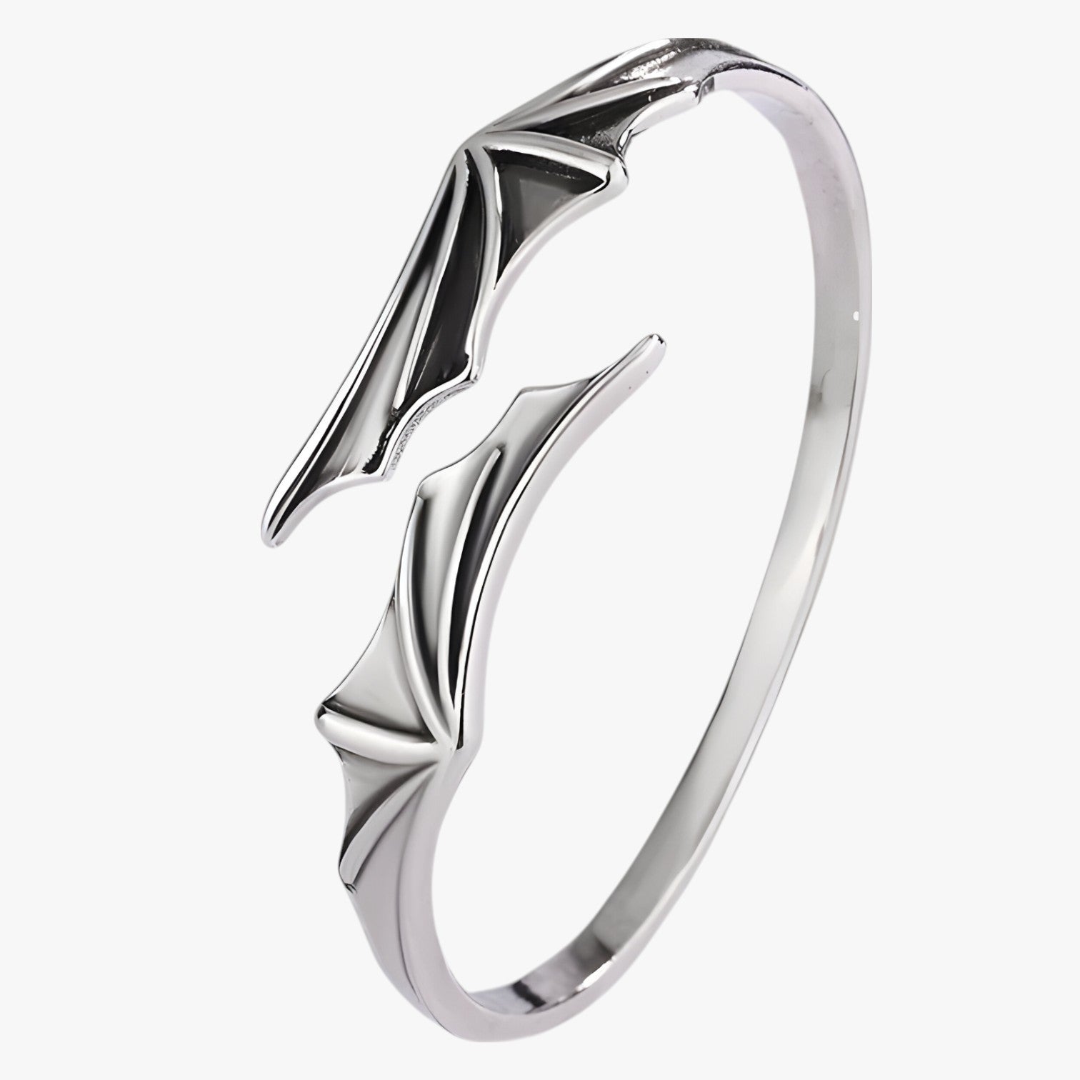 Jayce | Armband i 925 sølv med guldfjer i vintage punk stil - AL123169 - Jayce | Armband i 925 sølv med guldfjer i vintage punk stil - €25 - {{ product_tags }