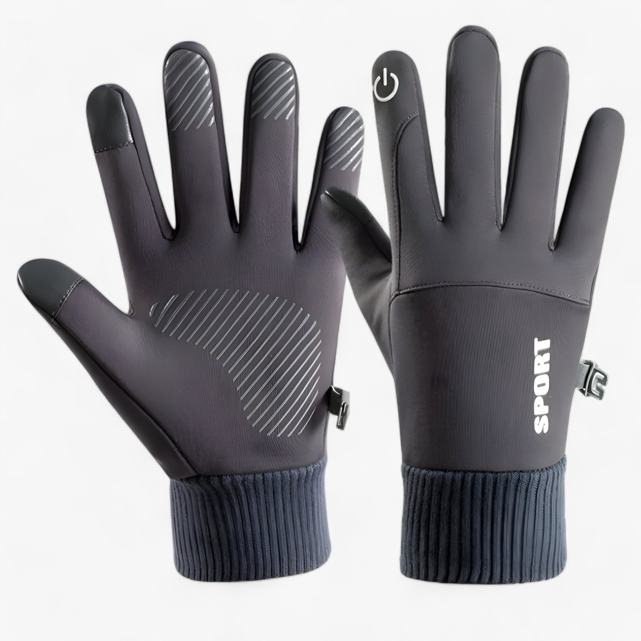 Lucas | Vinter Vandtætte Handsker - Varme, Greb & Touchscreen - Mørkegrå - winter - {{ product_tags }