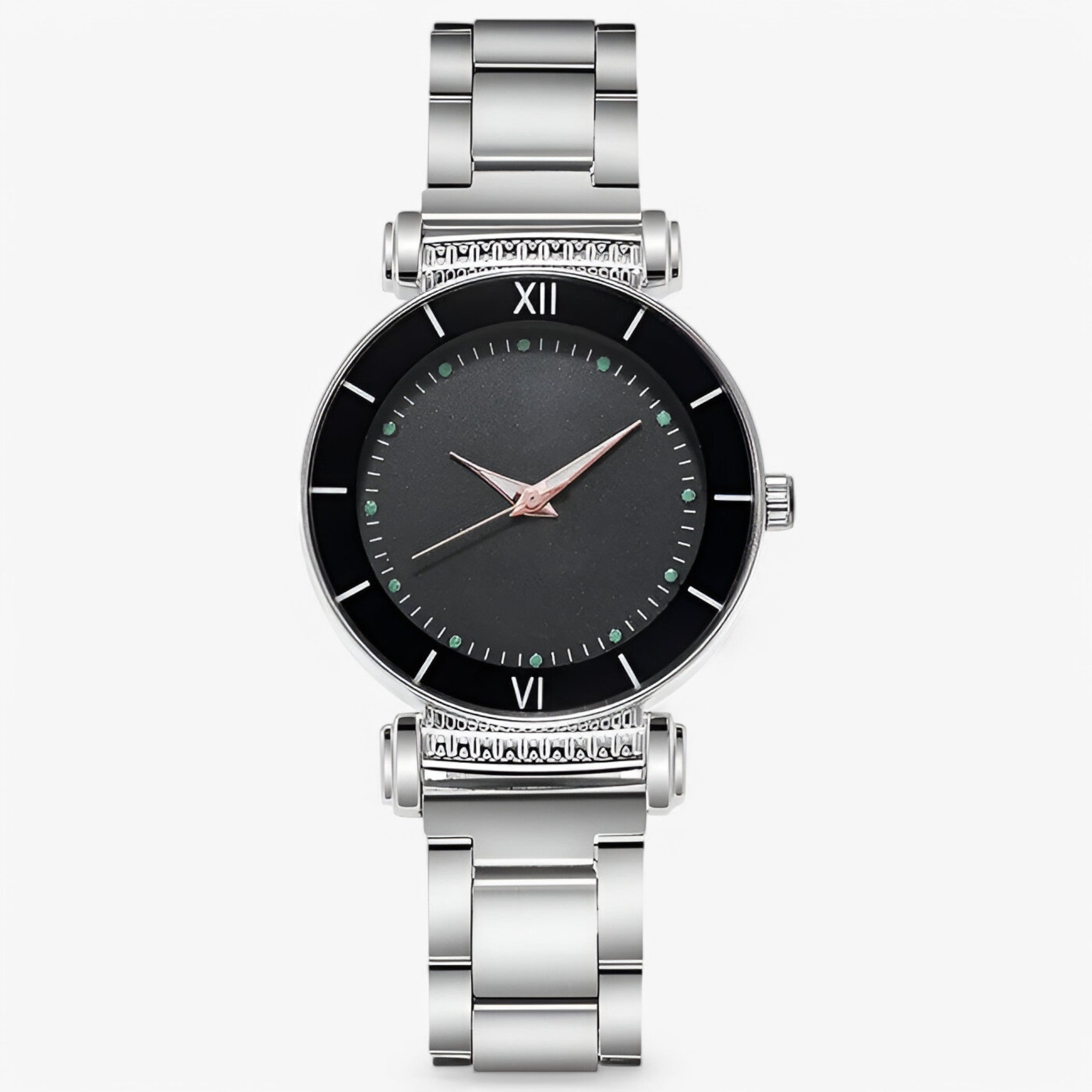 Julia | Elegant smukt stålur - Sort - watches - {{ product_tags }