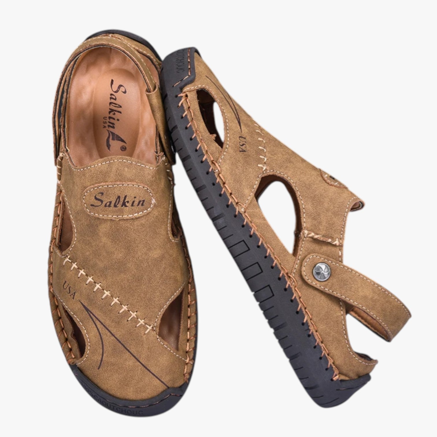 Owen | Herre sommersandaler - Åndbart læder og skridsikker sål for et stilfuldt præg - - Owen | Herre sommersandaler - Åndbart læder og skridsikker sål for et stilfuldt præg- €25 - {{ product_tags }