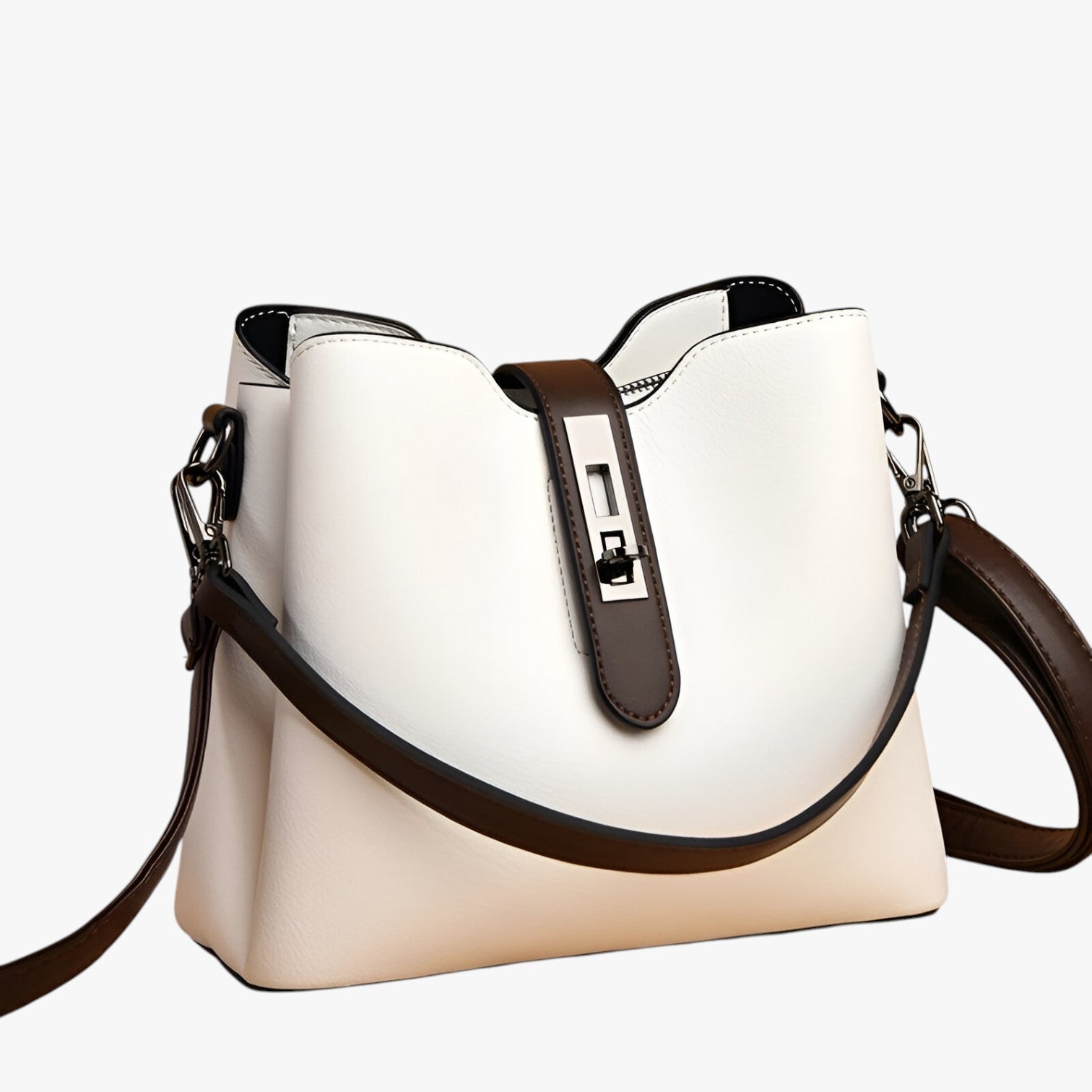 Mia | Elegante skuldertaske i læder til hverdagens elegance - - bags - {{ product_tags }