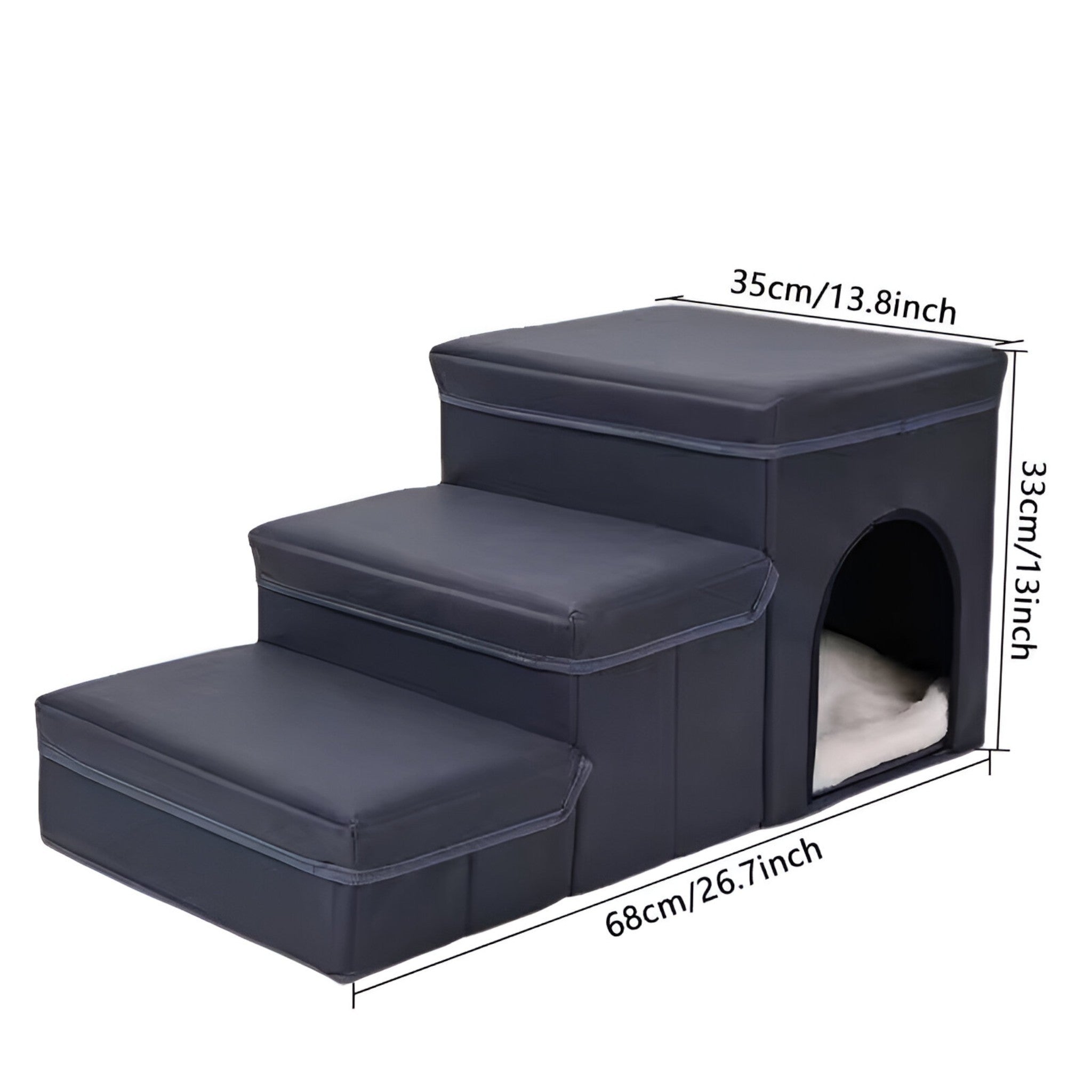 Oscar | Sammenklappelig Hundetrappe med Opbevaringsplads - - Oscar | Sammenklappelig Hundetrappe med Opbevaringsplads- €25 - {{ product_tags }