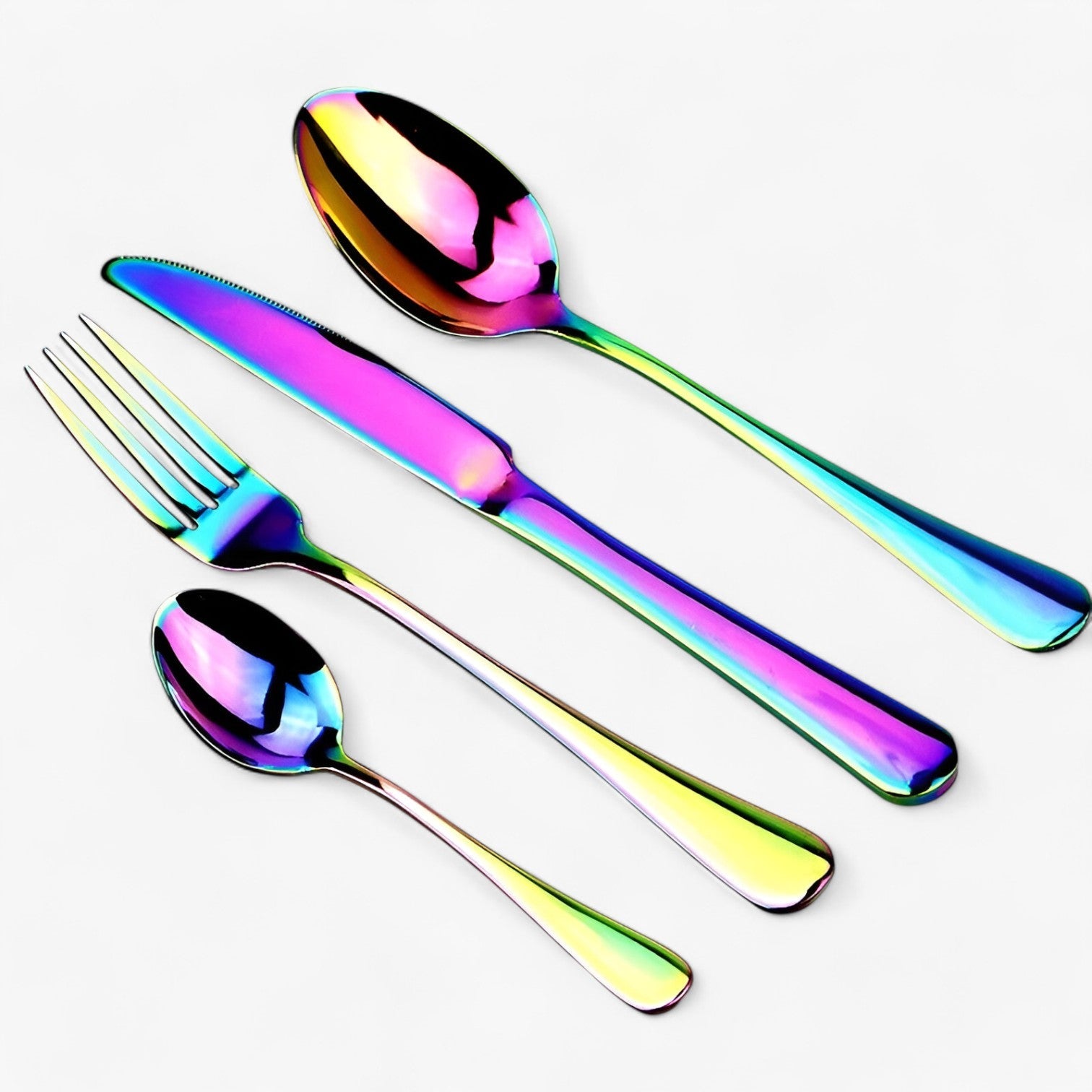 Isabel | 24-delt Bestiksæt – Stilfuldt og Holdbart Rustfrit Stål Spisebestik - - Isabel | 24-delt Bestiksæt – Stilfuldt og Holdbart Rustfrit Stål Spisebestik- €25 - {{ product_tags }