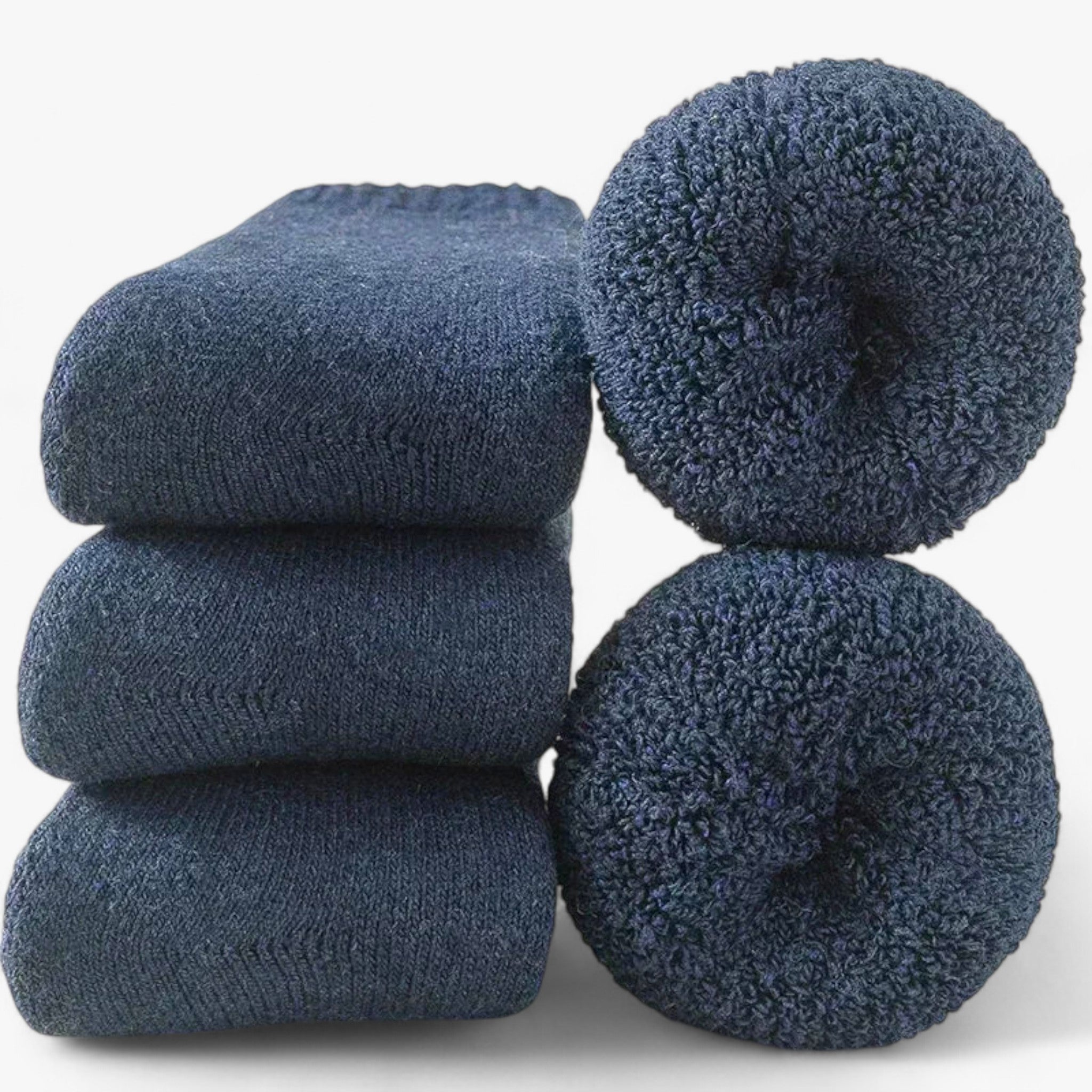 Jean | Thermowool sokker - Komfortable og alsidige - Marinblå - winter - {{ product_tags }