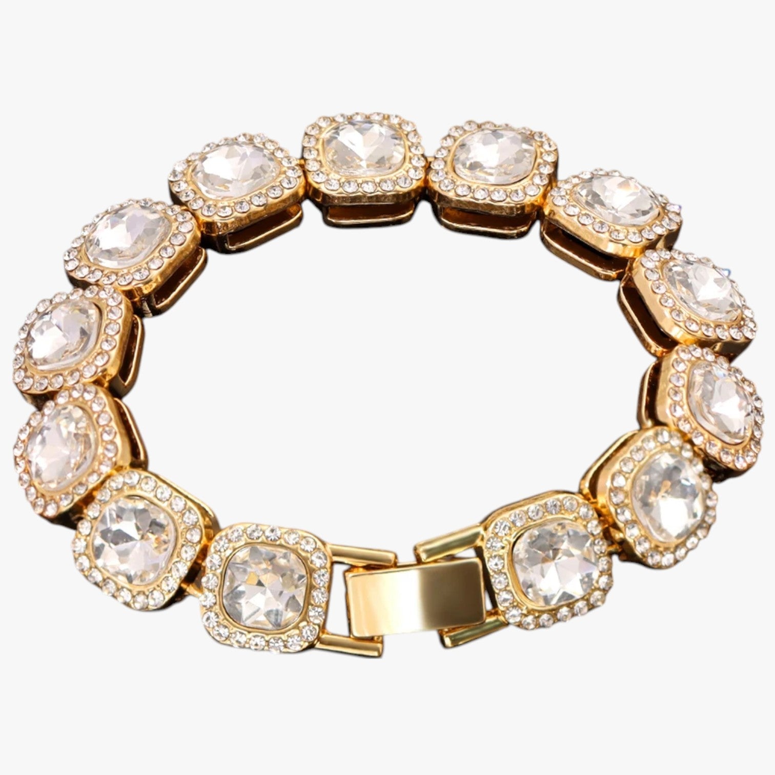 Emery | Tennisarmbånd med Hjerte- og Krystaldangler – Hip Hop Elegance til Enhver Lejlighed - Guld 2 - Emery | Tennisarmbånd med Hjerte- og Krystaldangler – Hip Hop Elegance til Enhver Lejlighed - €25 - {{ product_tags }