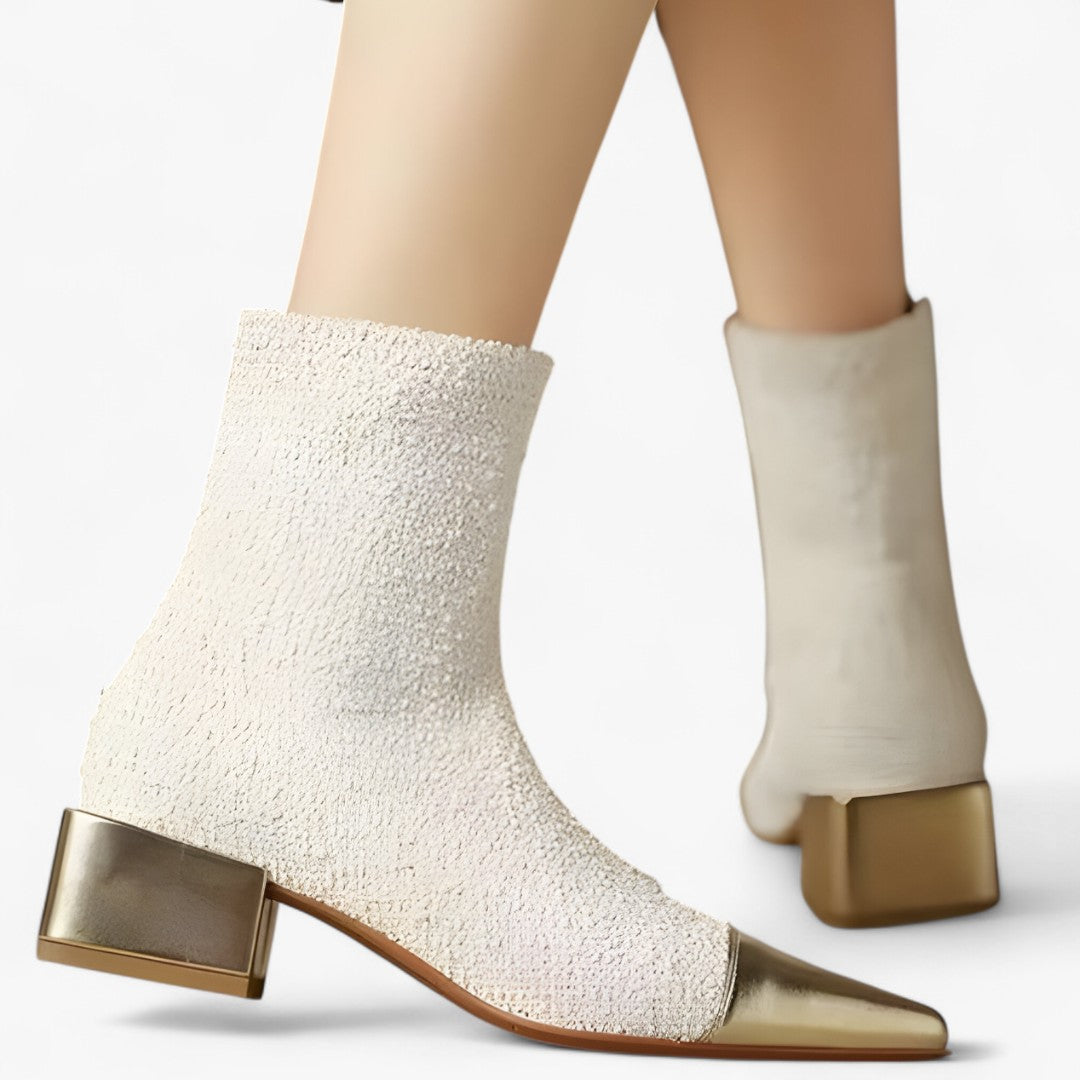 Selene | Elegant støvletter med tynd hæl og spids tå - - Selene | Elegant støvletter med tynd hæl og spids tå - €25 - {{ product_tags }