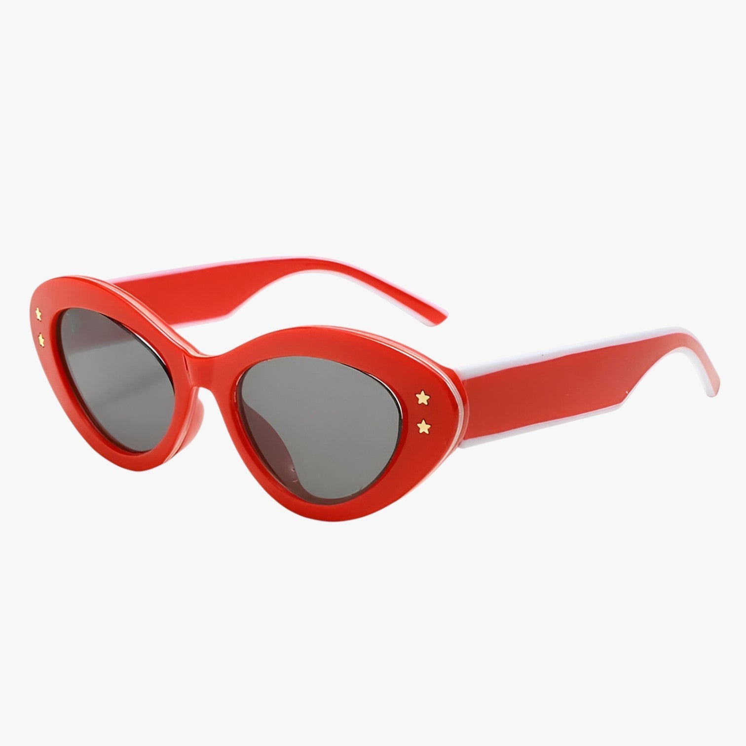 Selah | Stilfuld retro solbrille med UV400-beskyttelse - Rød - women's fashion - {{ product_tags }