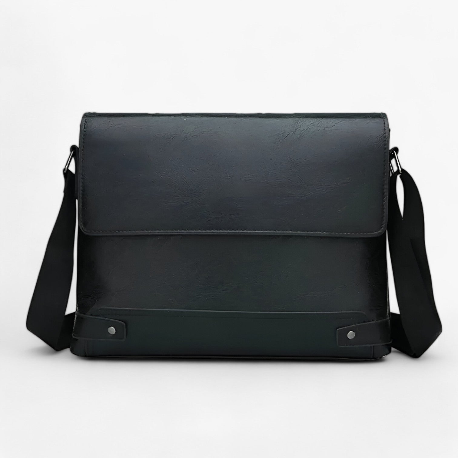 Thiago | Laptoptas i PU-læder med stilfuld erhvervsfunktion - sort - bags - {{ product_tags }