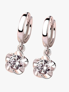 Hazel | Elegante øreringe i sterling sølv – funklende zirkonia-glans