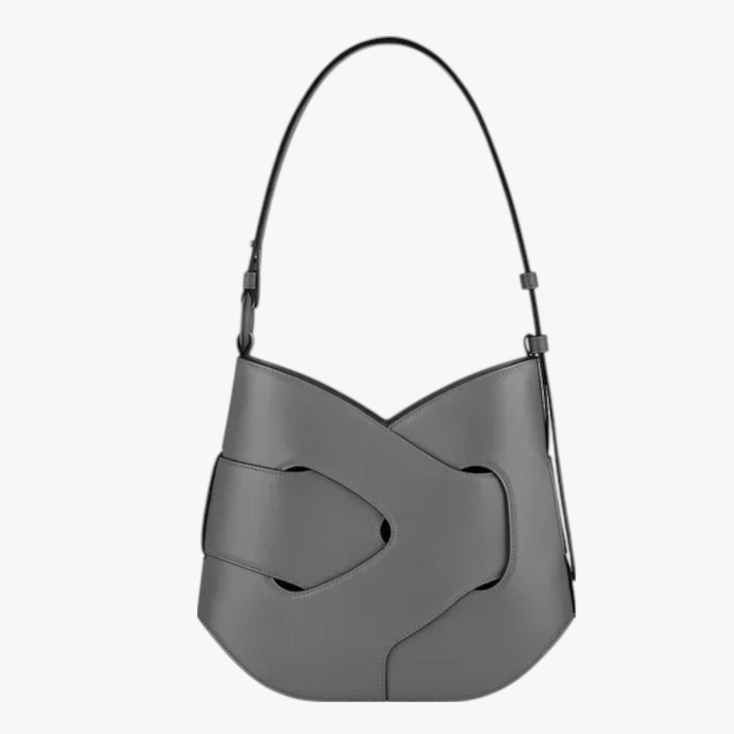 Skye | Håndtaske i flettet læder - Frankrig Grå 26x6x28cm - Skye | Håndtaske i flettet læder - €25 - {{ product_tags }