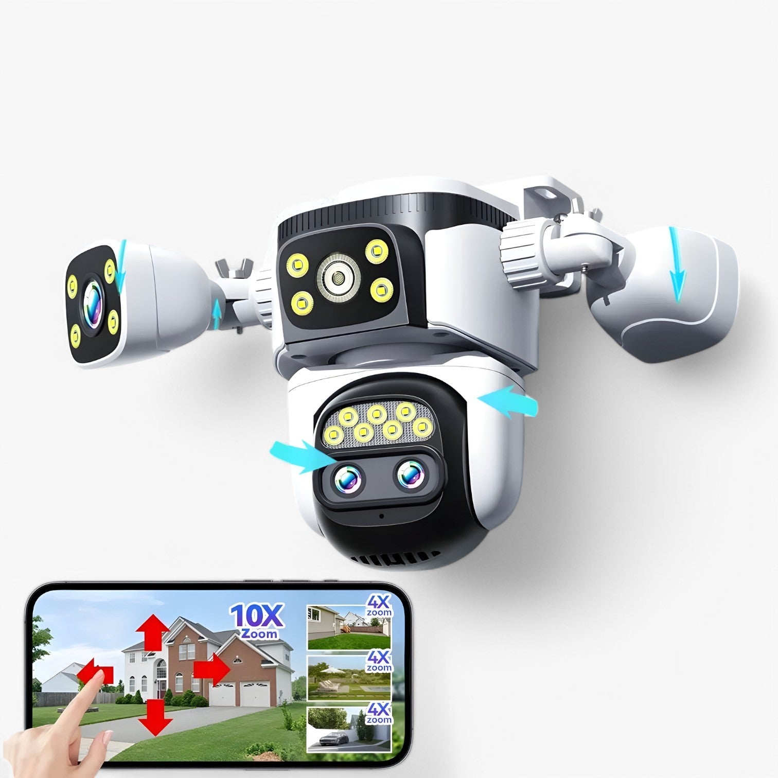 Albin | 10K UHD PTZ Kamera med 10X Zoom & Automatisk Tracking - - other - {{ product_tags }