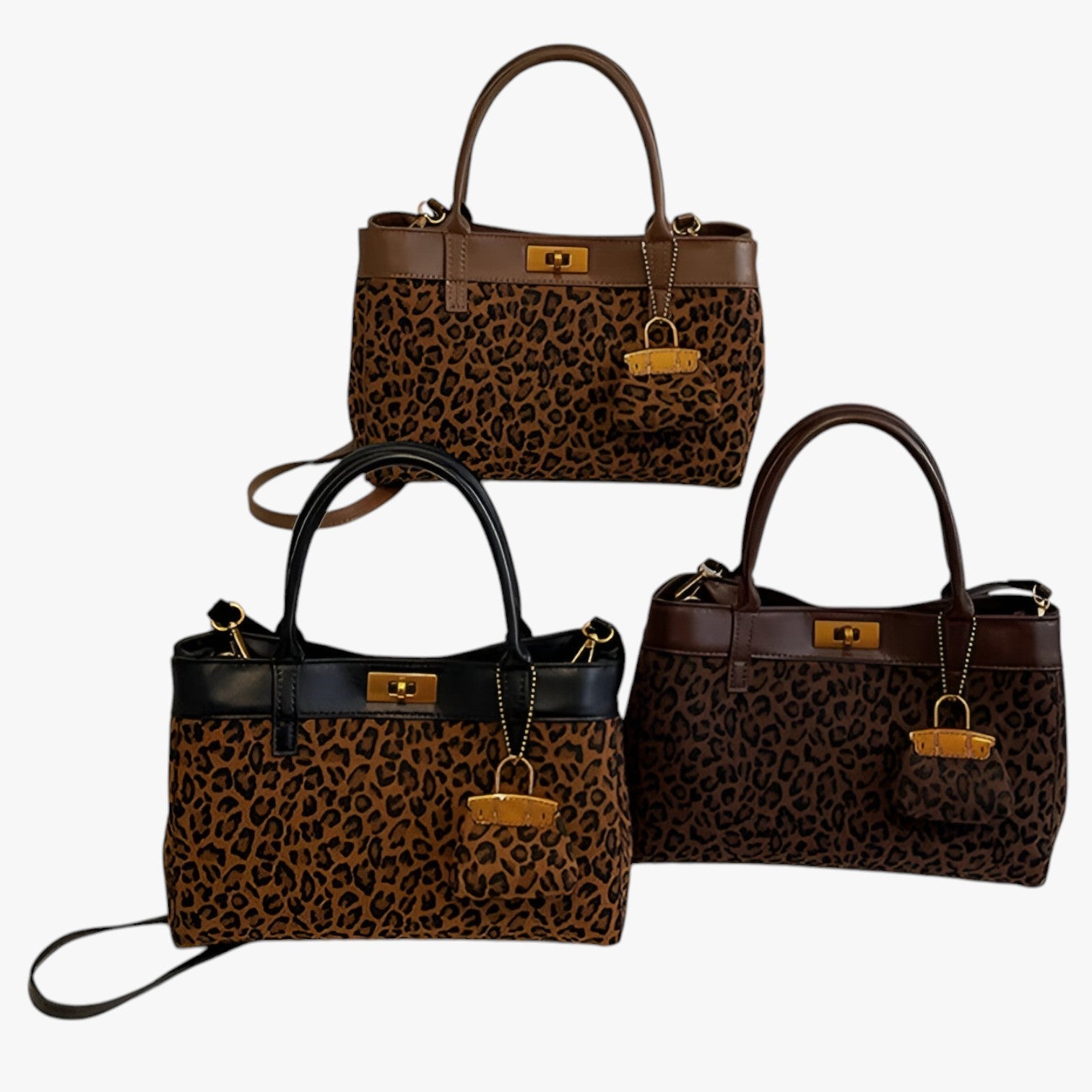 Irina | Stilfuld Leopardprint Tote med Stor Kapacitet - - bags - {{ product_tags }