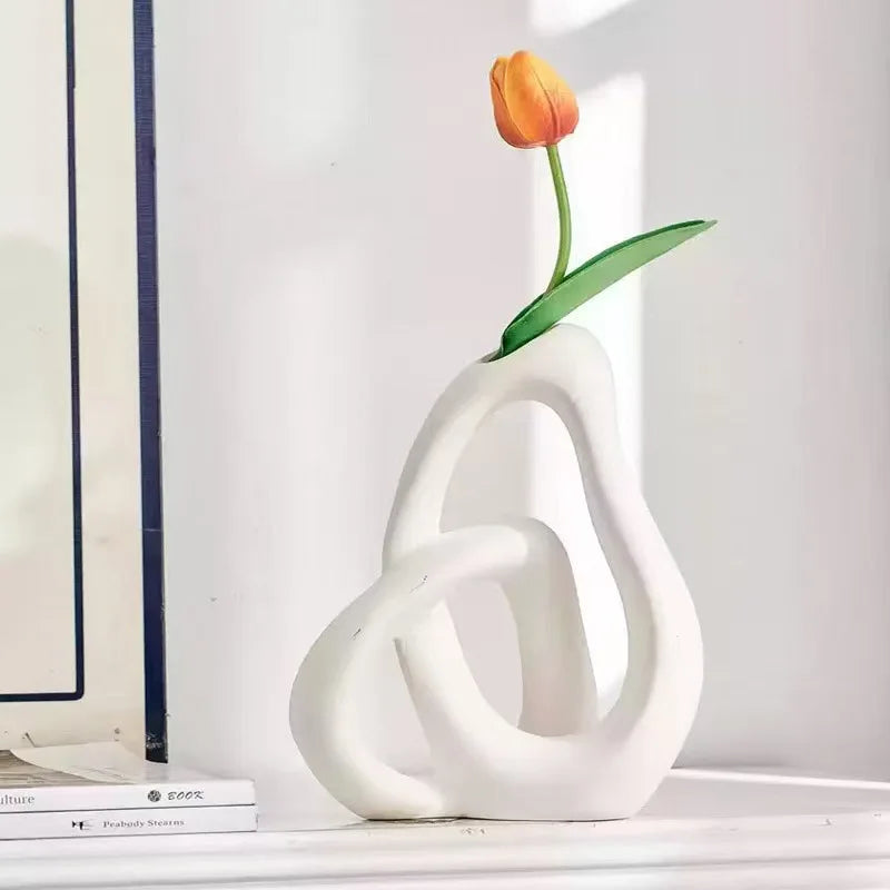 Tidløs Keramikvase - Minimalistisk Boligindretning - - Home Decor - {{ product_tags }