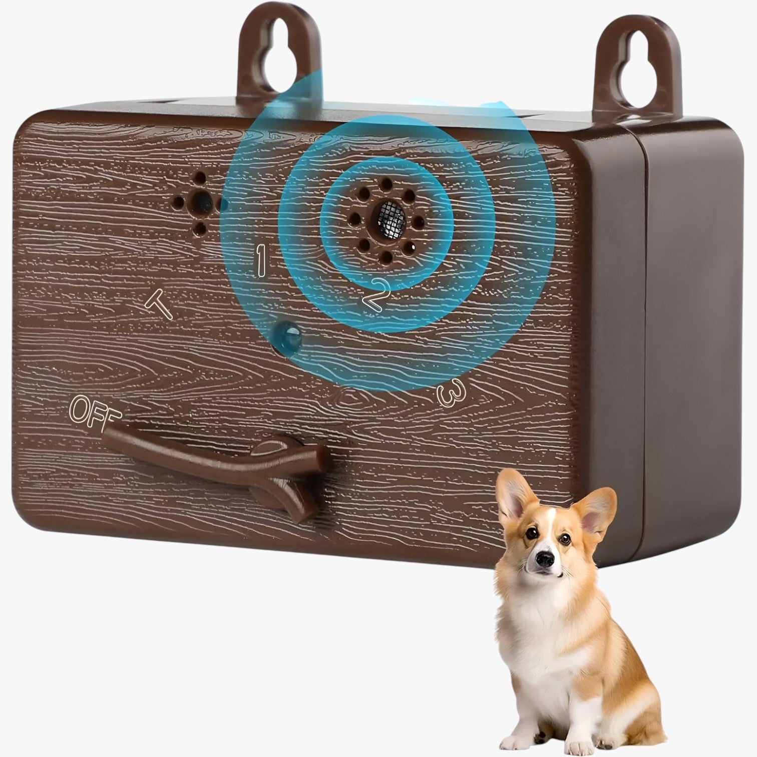 Leo | Antibarking Enhed 2025 – Sikker og Vandtæt Ultralyd - M Brun - other - {{ product_tags }