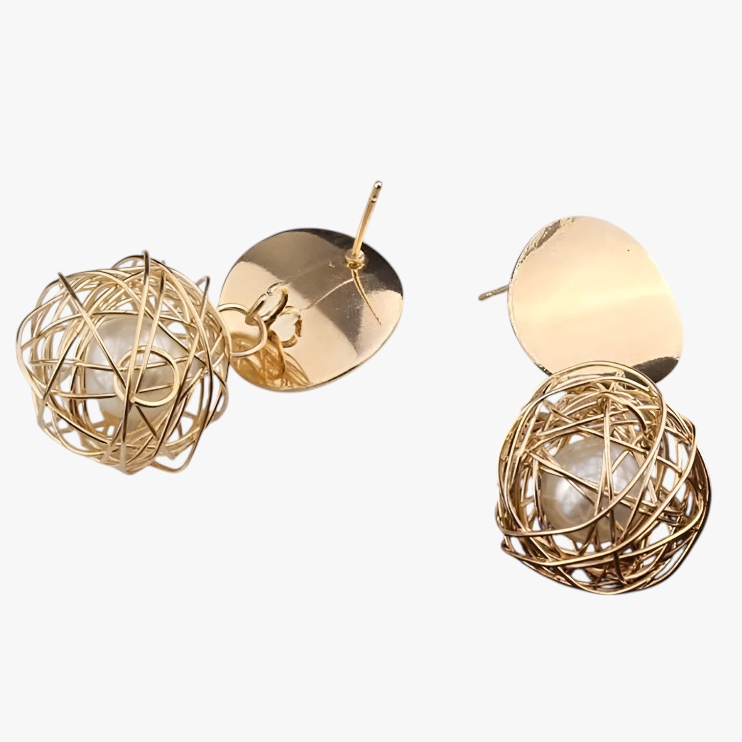 Genalyn | Afstikkere i guld med en vintage-touch - - women's fashion - {{ product_tags }