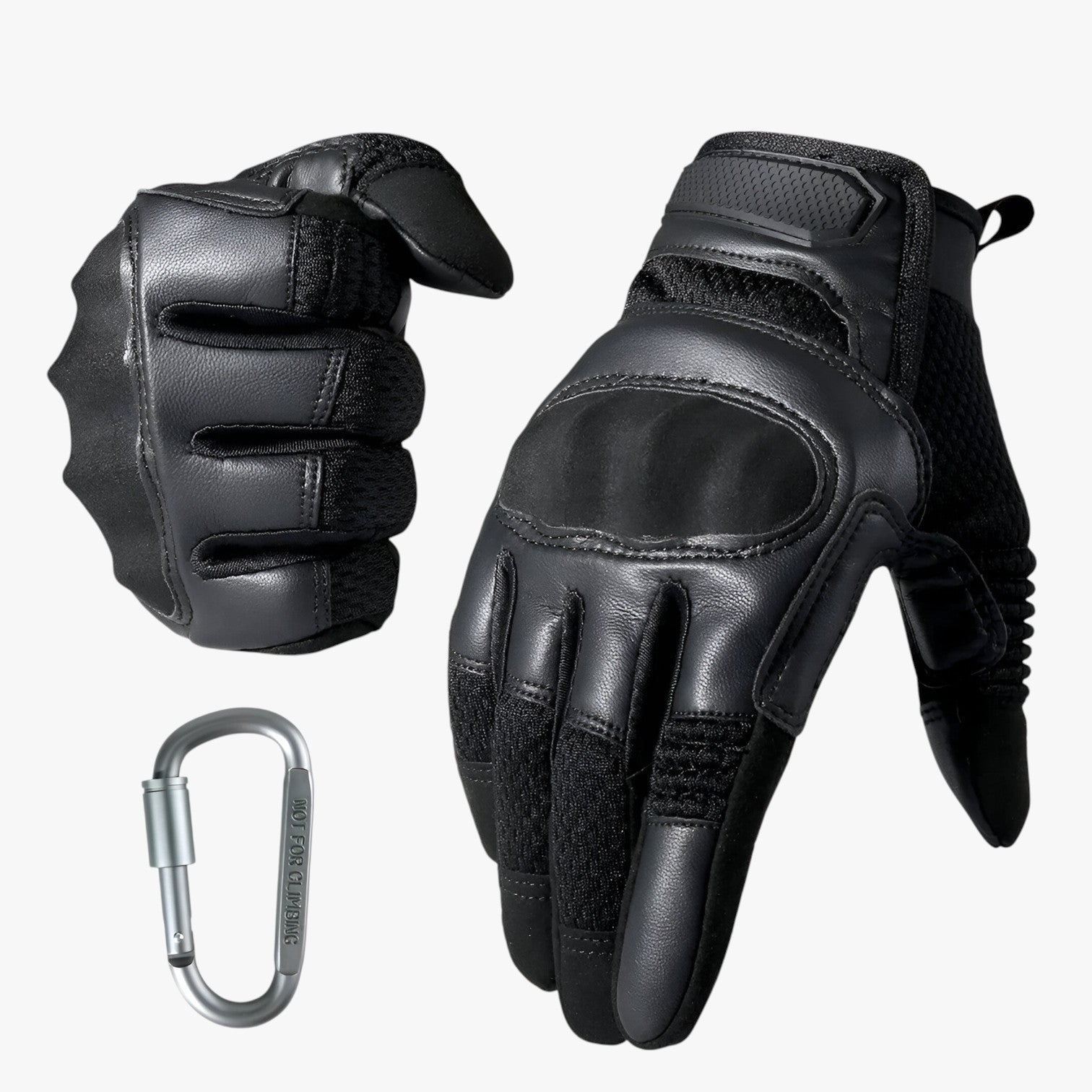 Tristan | greb & kontrol - Touchscreen sporthandsker med skridsikre - Sort - men's fashion - {{ product_tags }