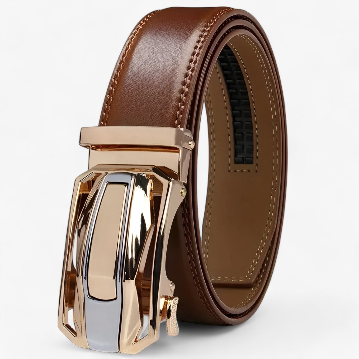 Erik | Ægte Læderbælte med Stil og Holdbarhed - Brun - men's fashion - {{ product_tags }