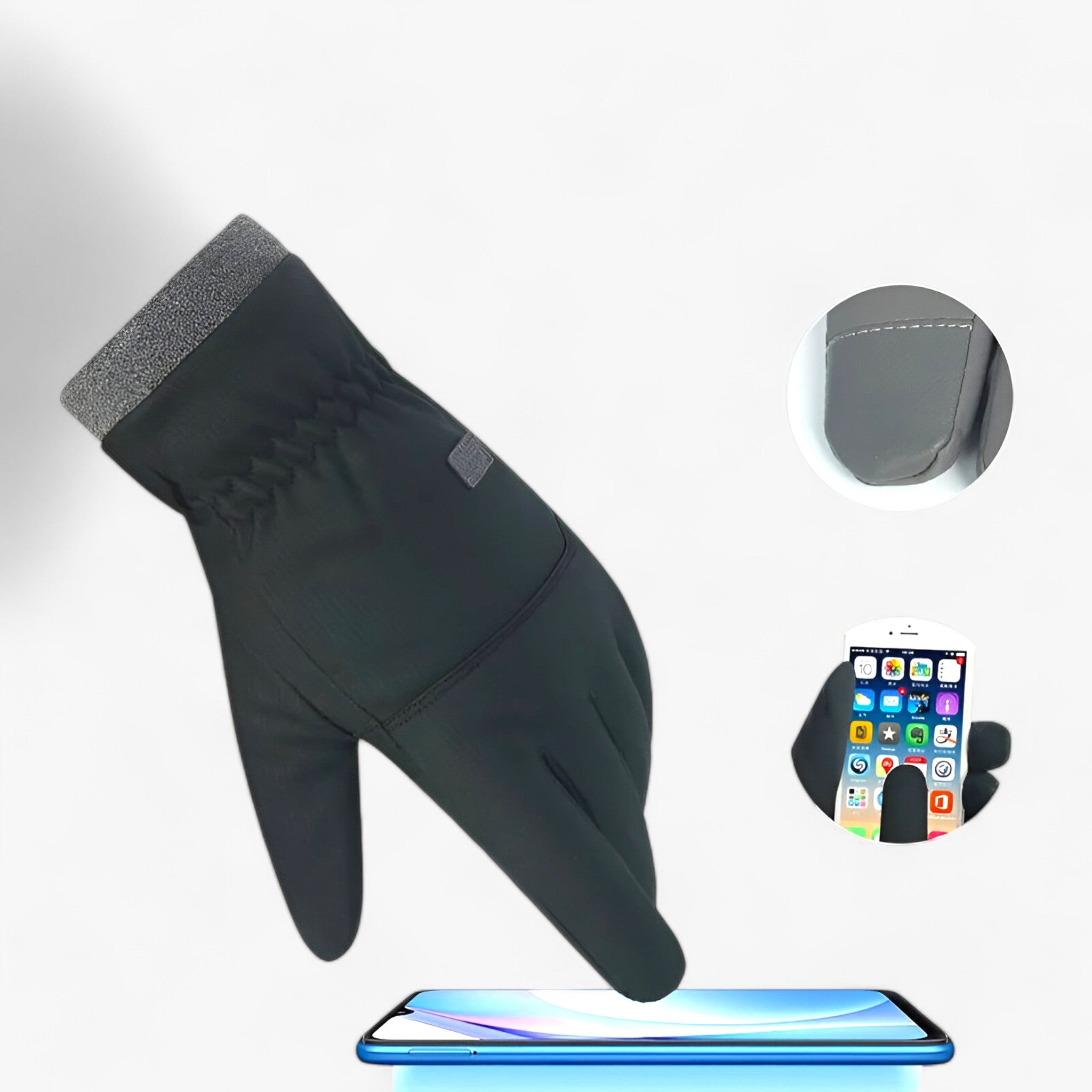 Alex | Kuldebeskyttelseshandsker - Touchscreen og skridsikker design - - winter - {{ product_tags }