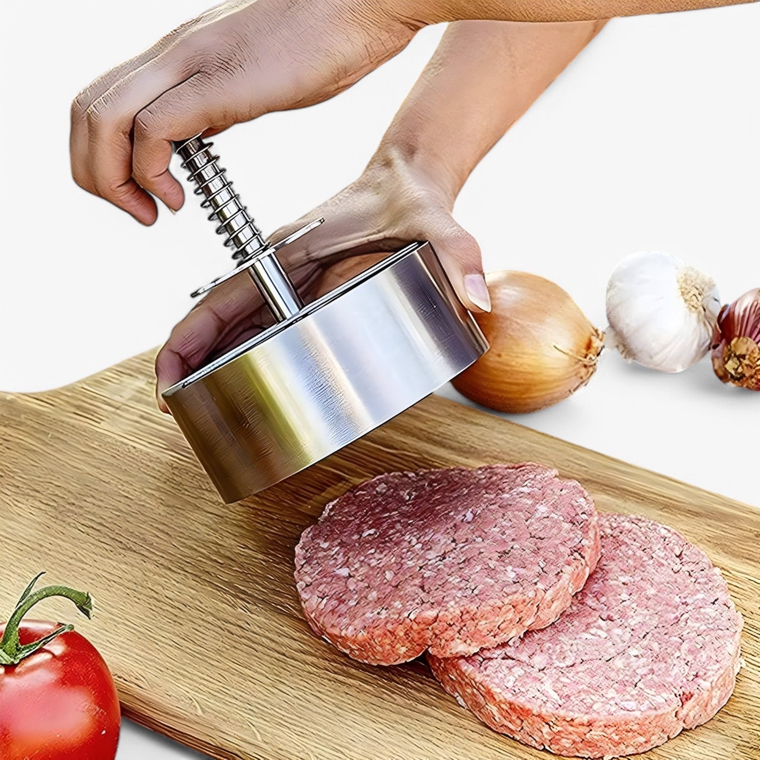 Dania | Hamburgerpresser i rustfrit stål – Perfekte, non-stick burgere - - house & garden - {{ product_tags }
